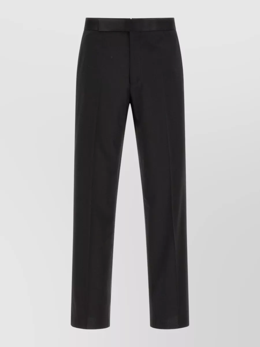 Lardini virgin wool straight-leg tailored trousers