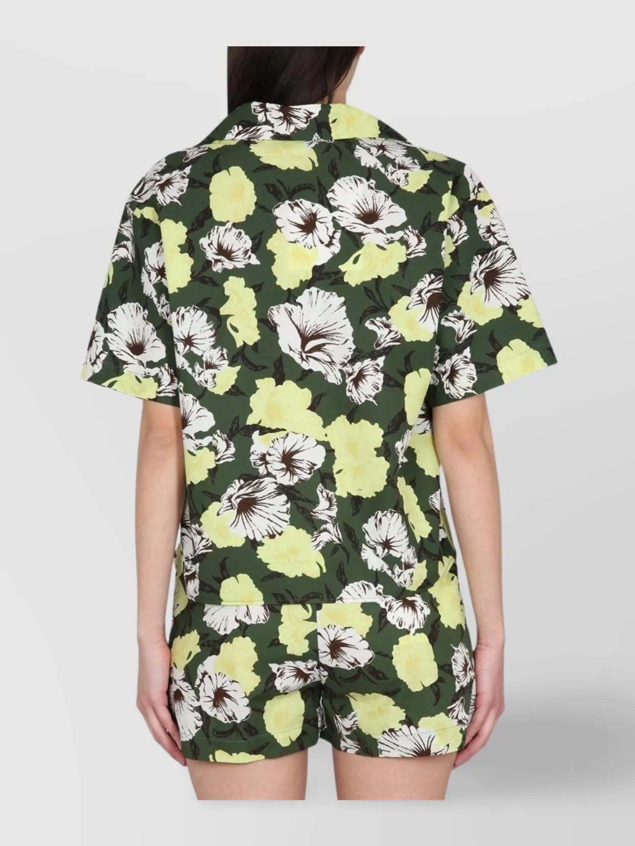 Msgm Floral Pattern Shirt Pocket Detail