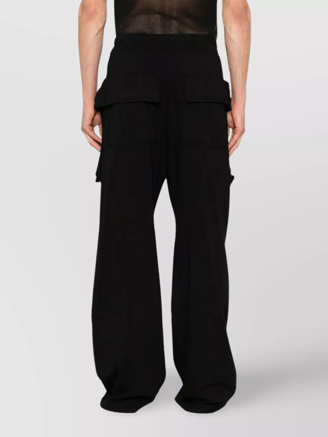 Rick Owens Drkshdw Wide Cargo Drawstring Trousers