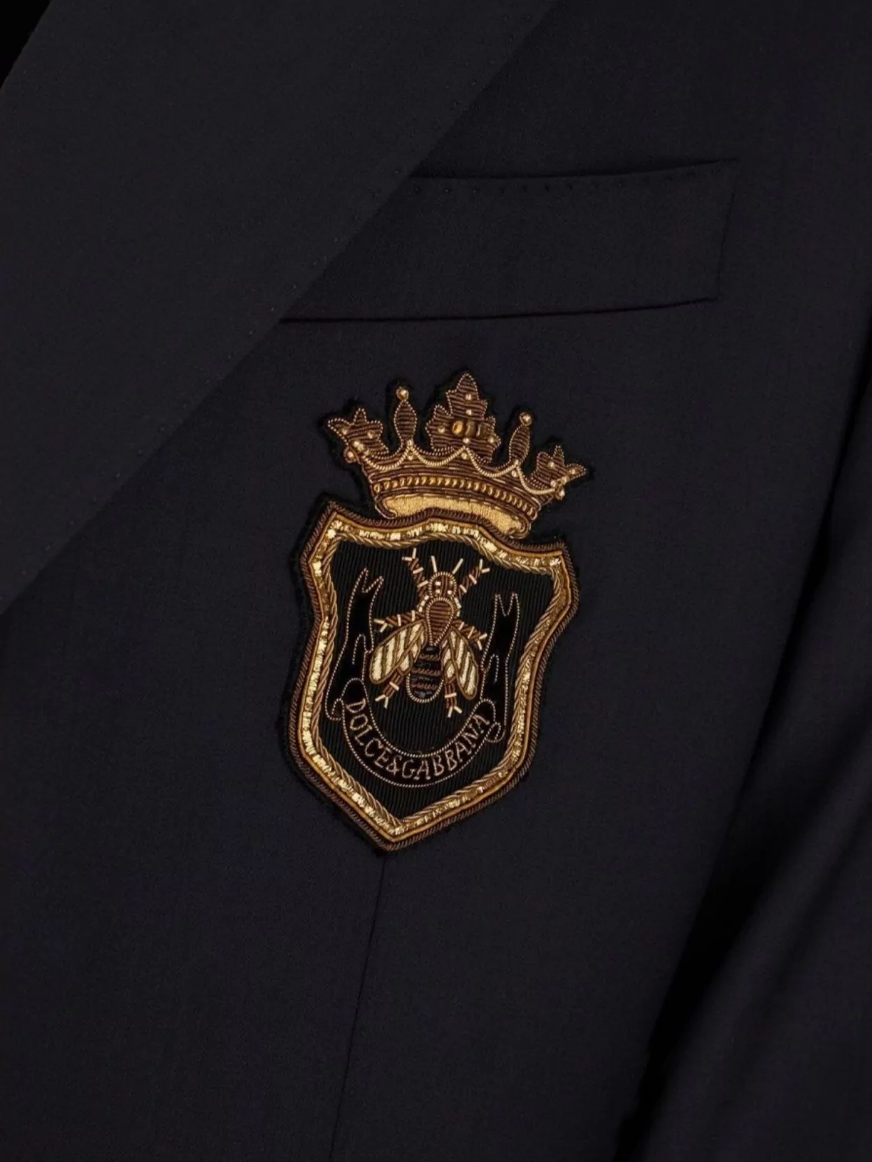 Dolce & Gabbana Wool Blazer Gold-tone Buttons