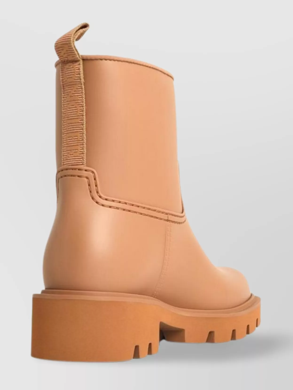 Moncler Chunky Sole Round Toe Ankle Boots