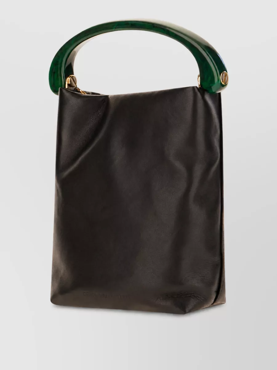 Dries Van Noten Leather Shoulder Bag