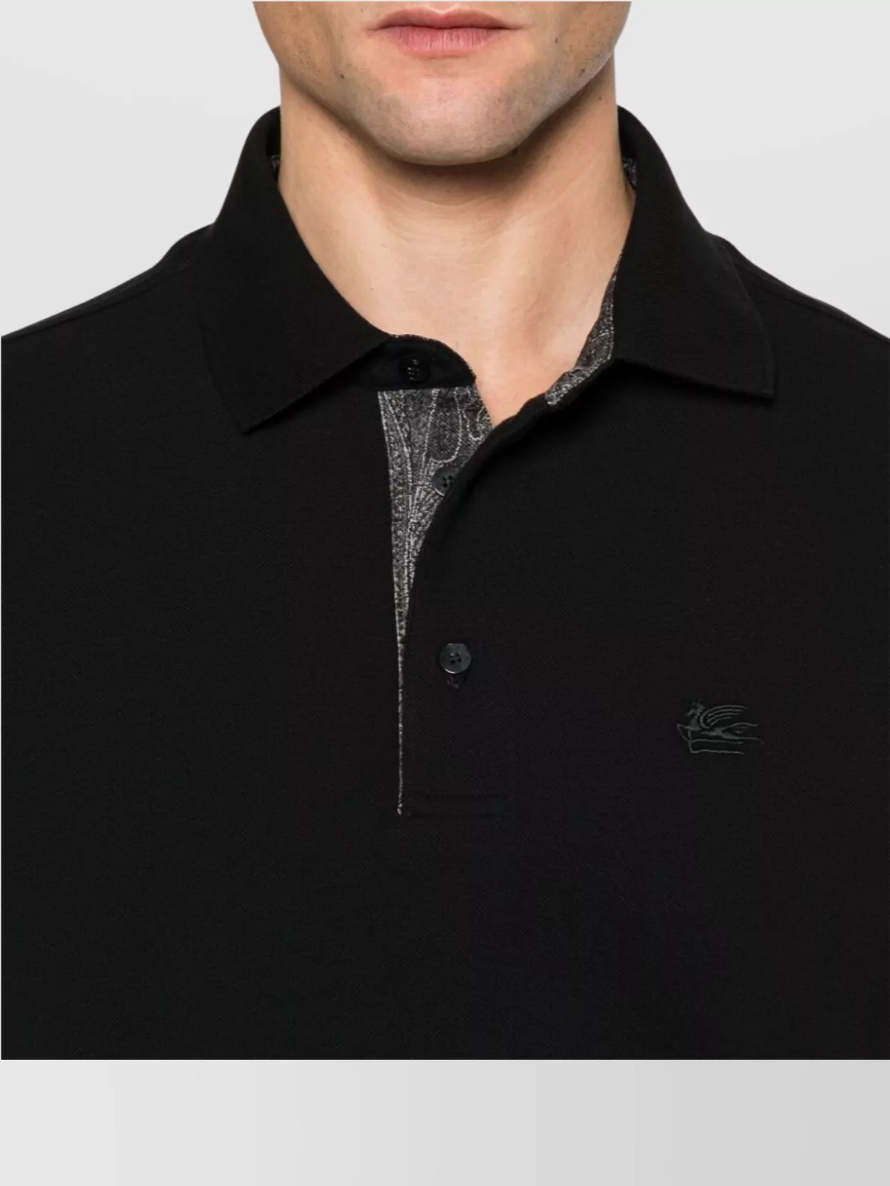 Etro Piqué Cotton Polo Shirt