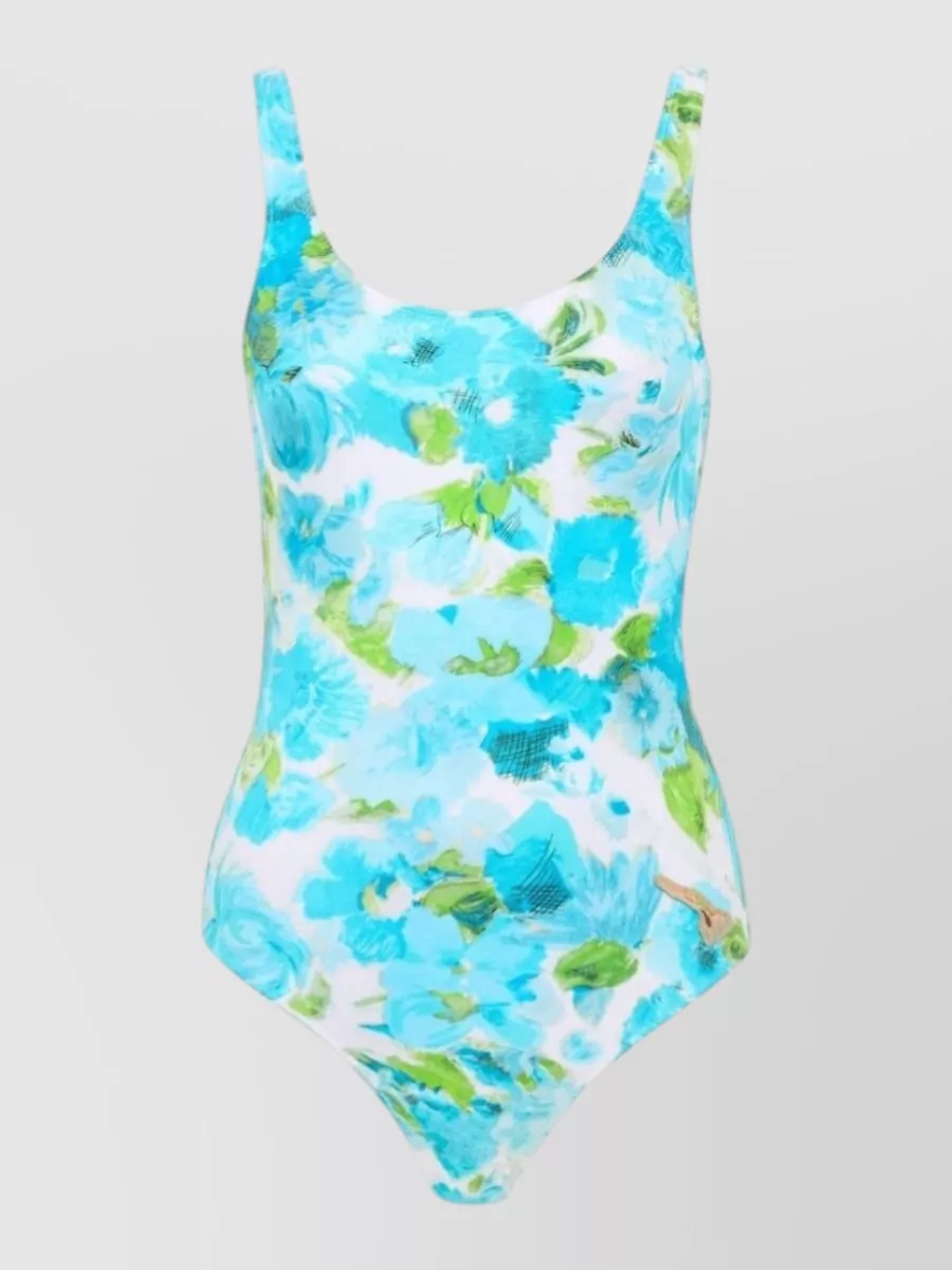 Chloé floral-print one-piece swimsuit