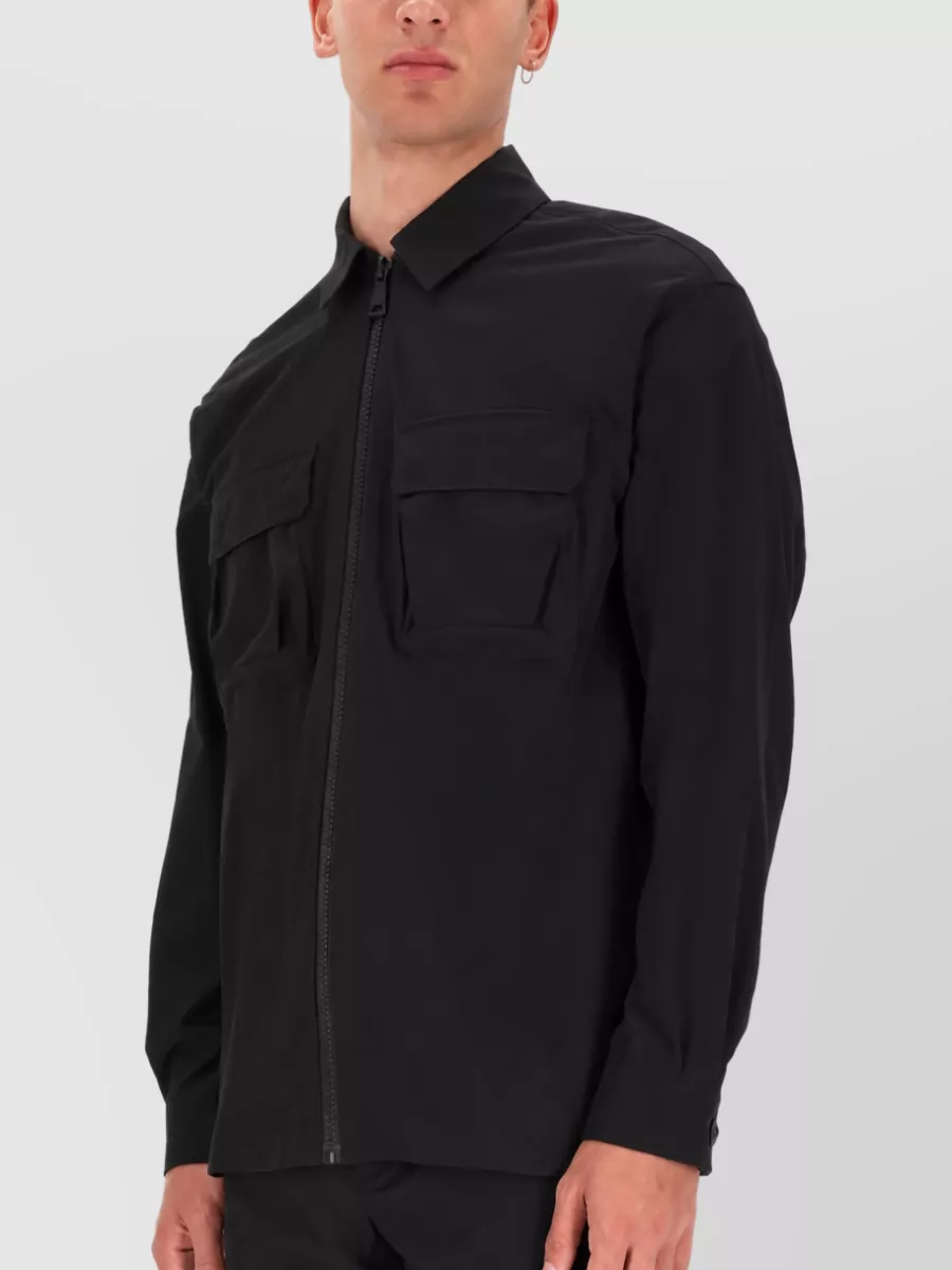 Versace Jeans Couture Zipped Shirt Jacket