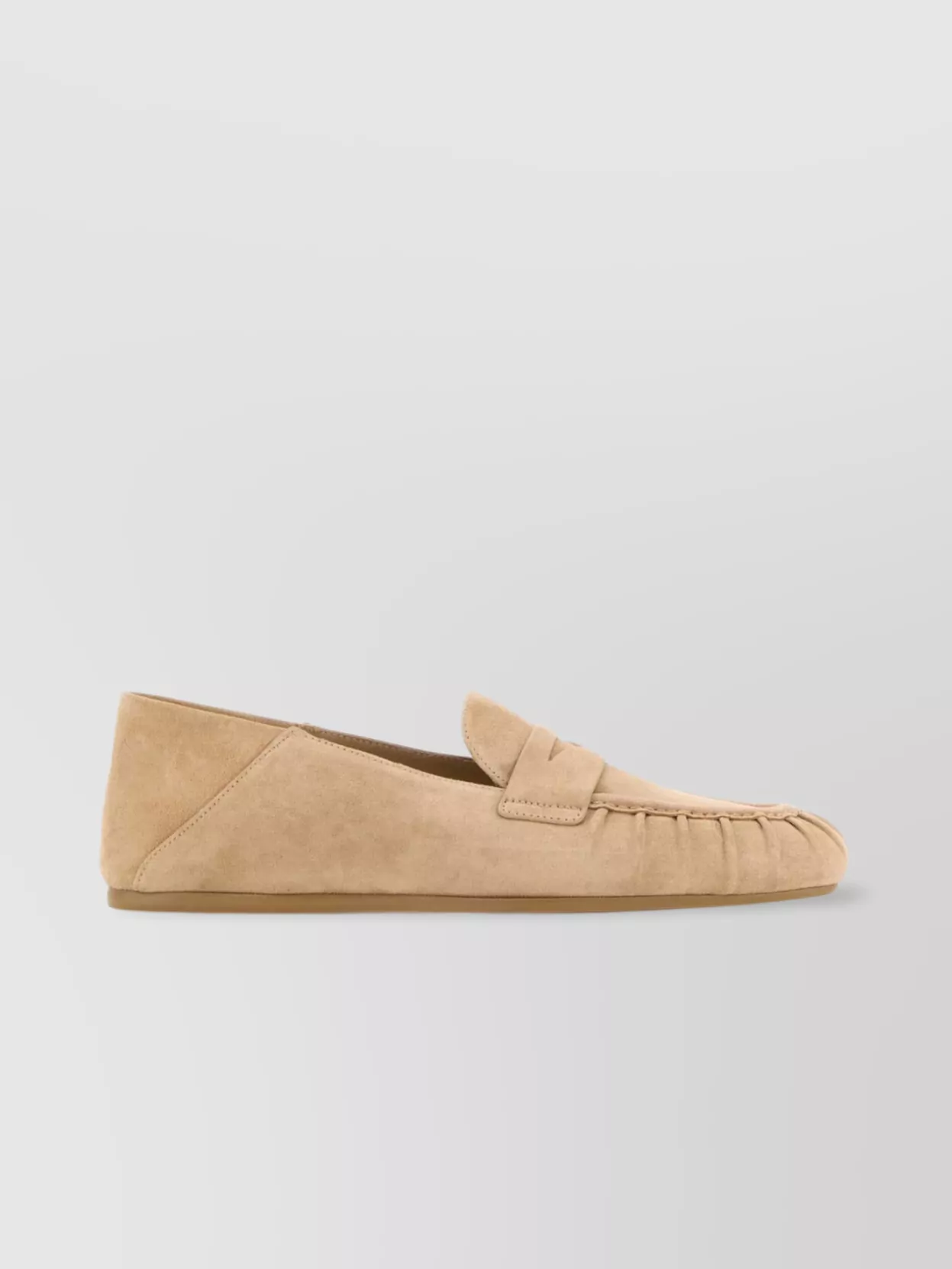 Stuart Weitzman Skin Pink Suede Brooks Loafers