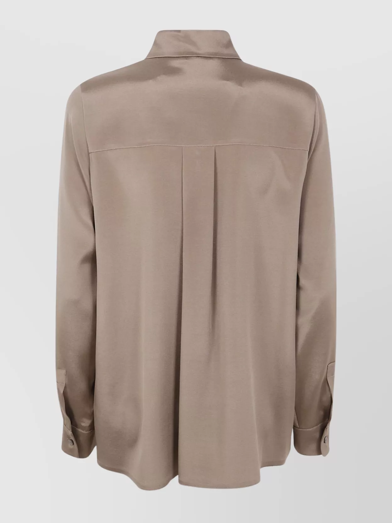 Max Mara Silk Shirt With Pleated Back "Avion"