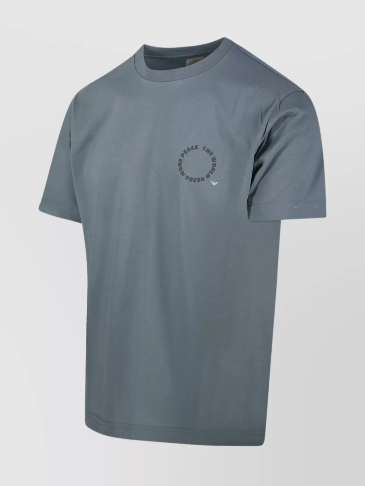 Emporio Armani Crew Neck Graphic Print Short Sleeves T-Shirt