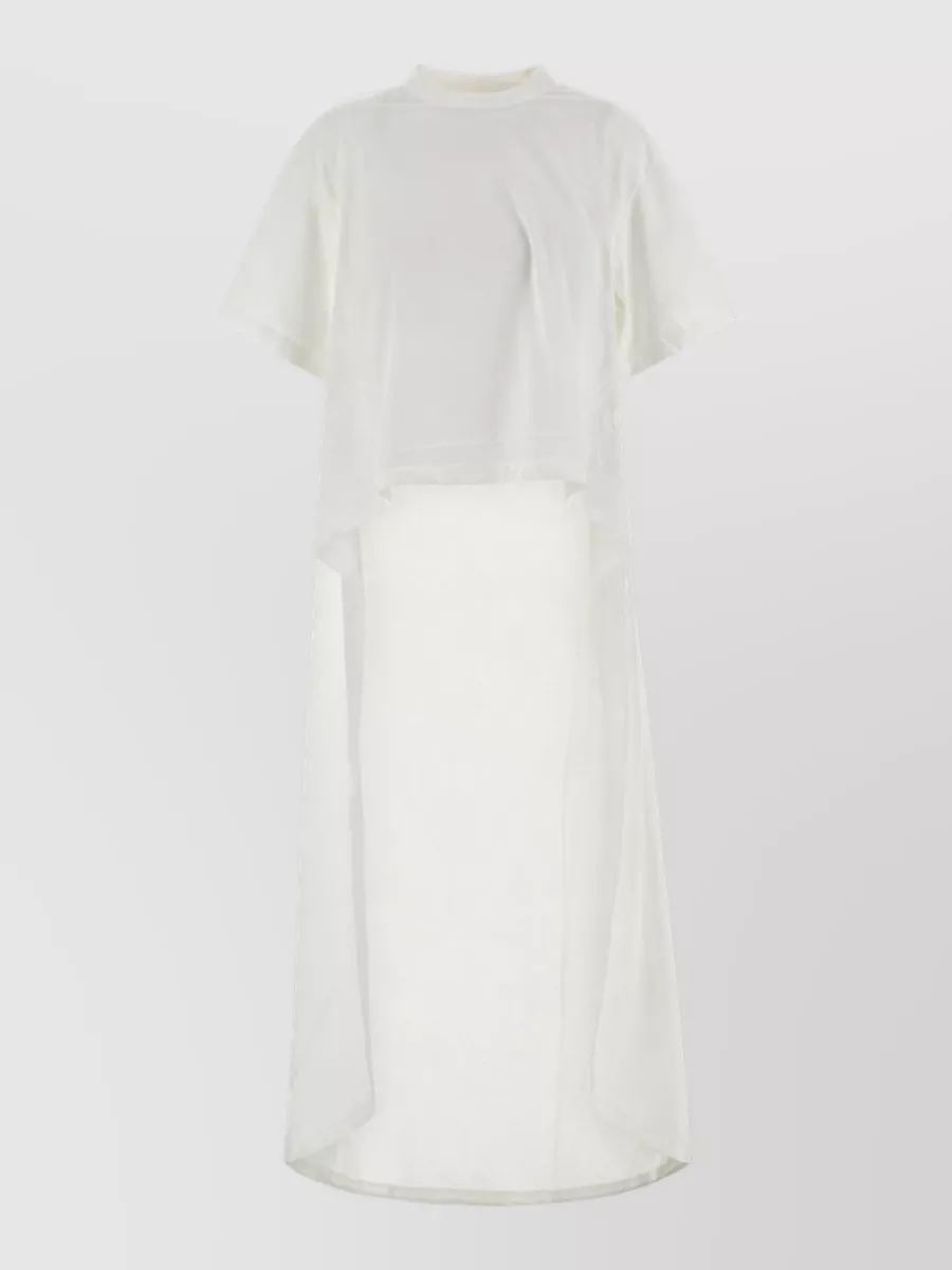 Balenciaga cotton blend maxi dress
