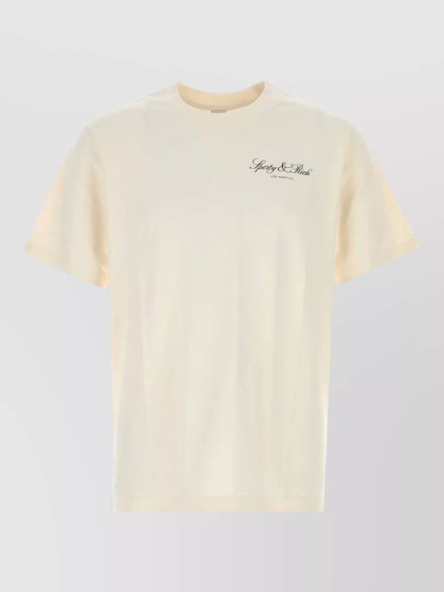 Sporty & Rich Cotton T-Shirt
