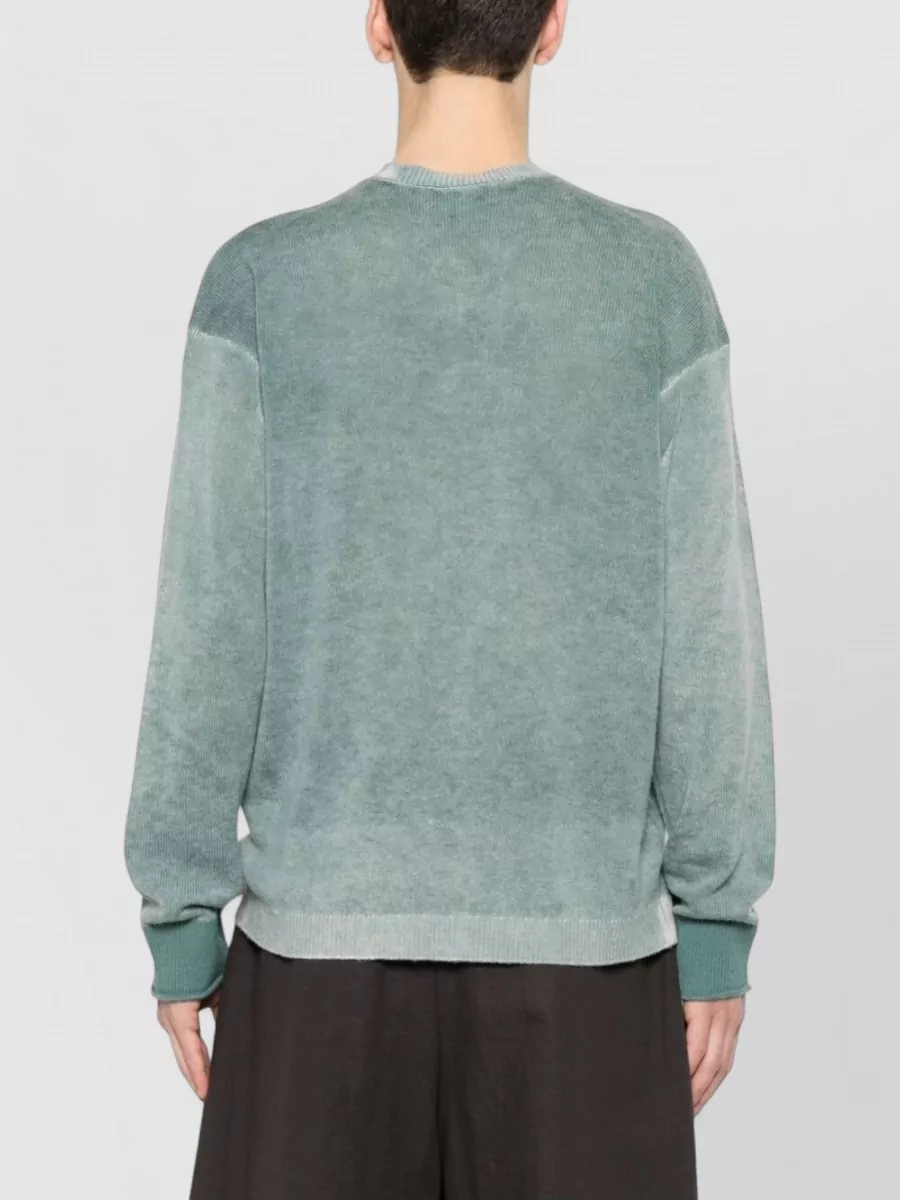 Emporio Armani Wool Cashmere Crew Neck Sweater