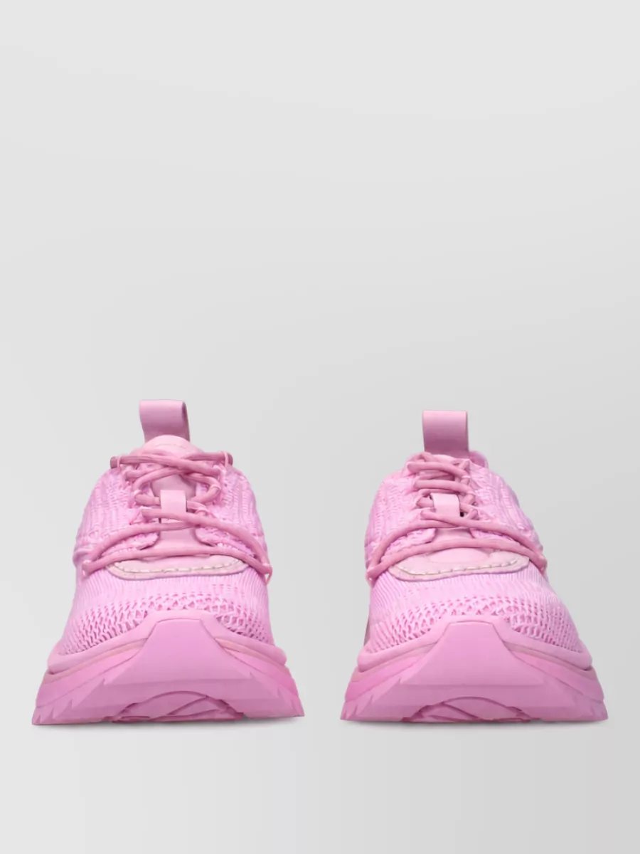 Ferragamo Knit Low-Top Sneakers