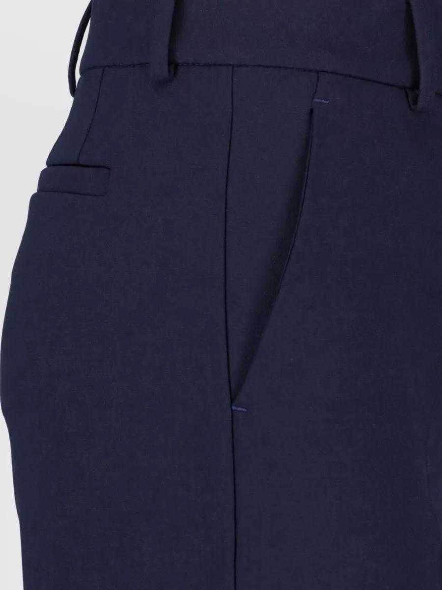 Incotex Wool Straight-Leg Tailored Trousers