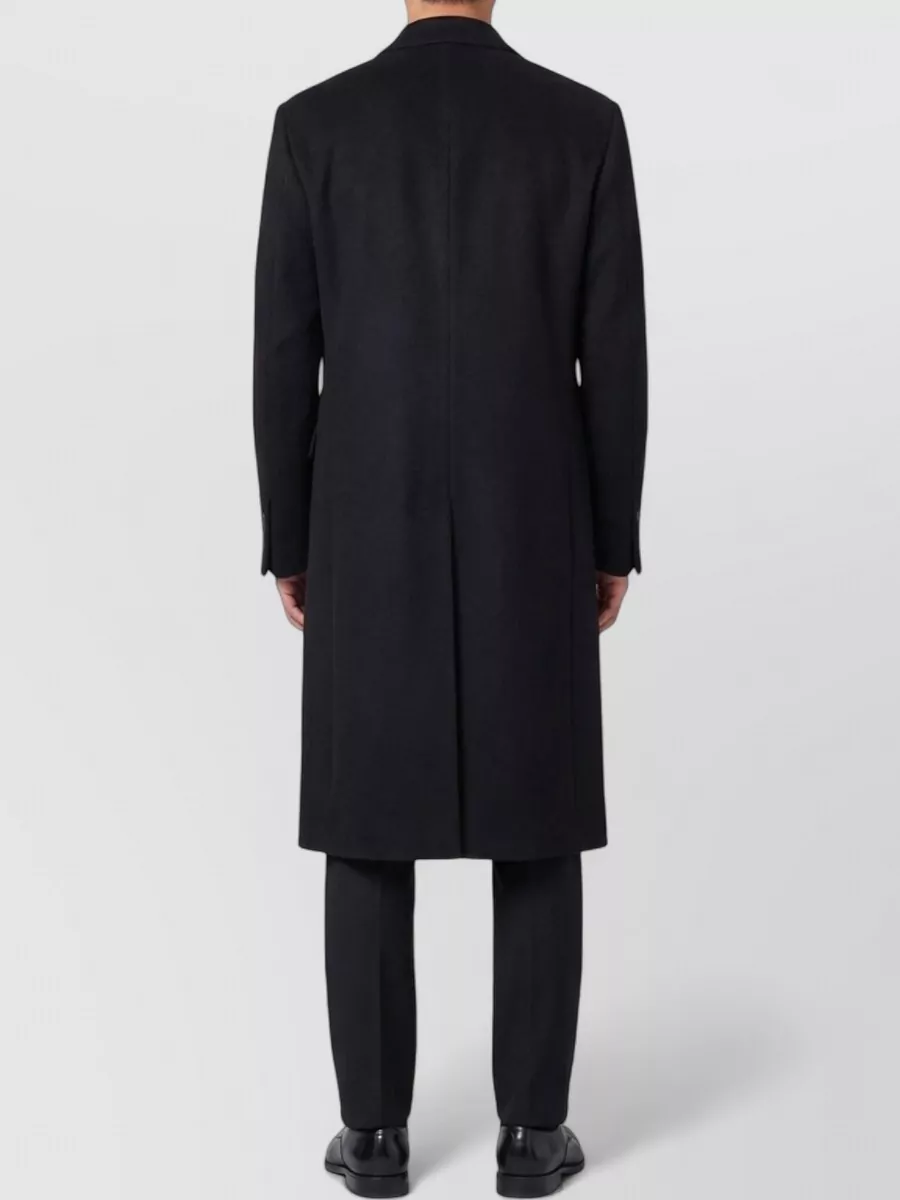 Lardini Virgin Wool Double-Breasted Coat