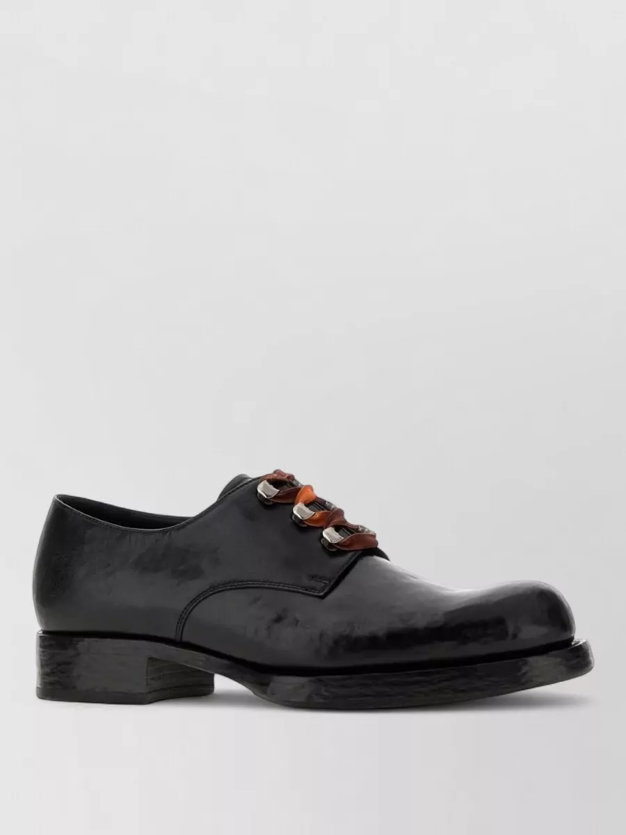Prada leather derby shoes