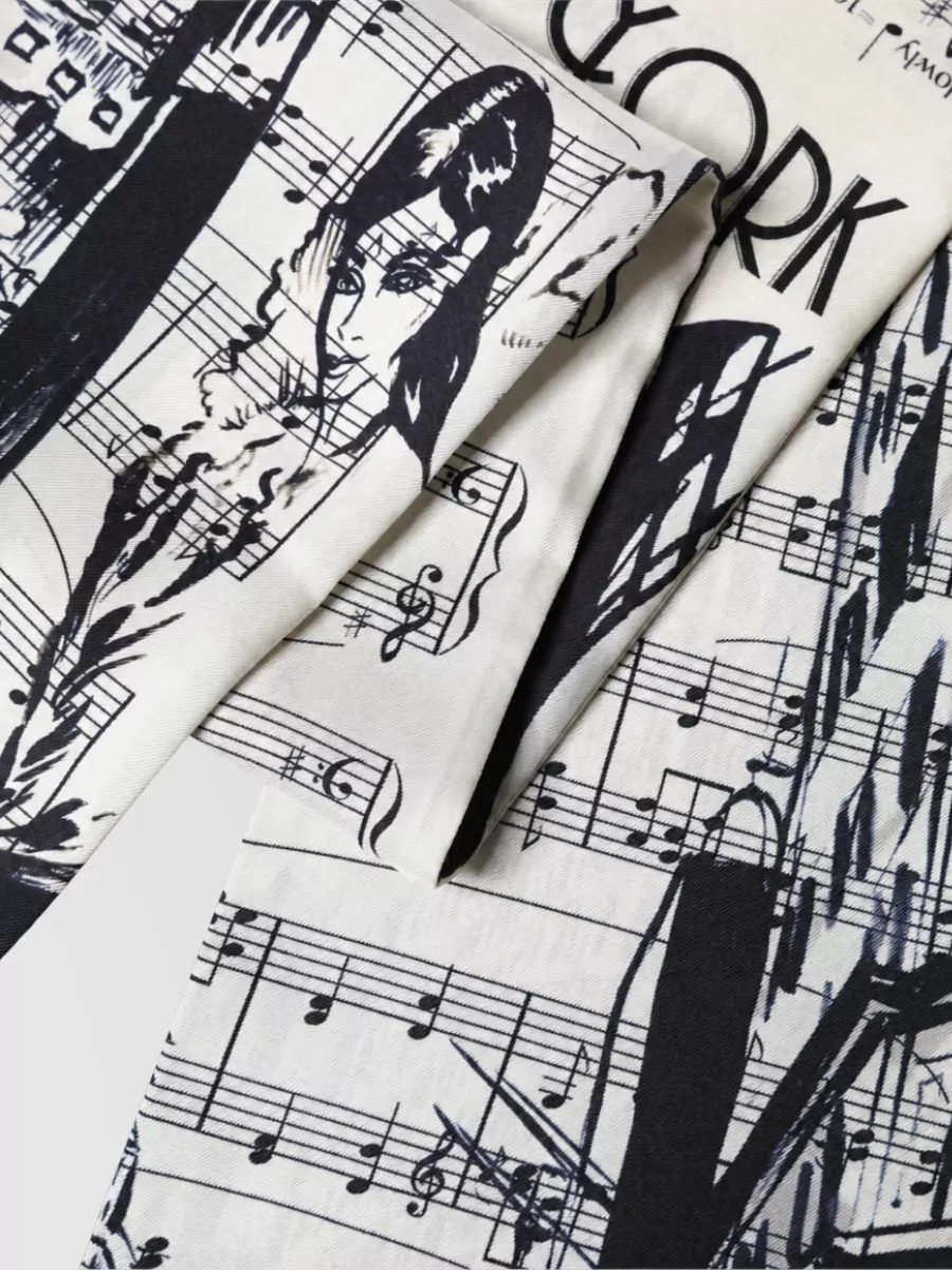Dolce&Gabbana Silk Printed Fringe Scarf