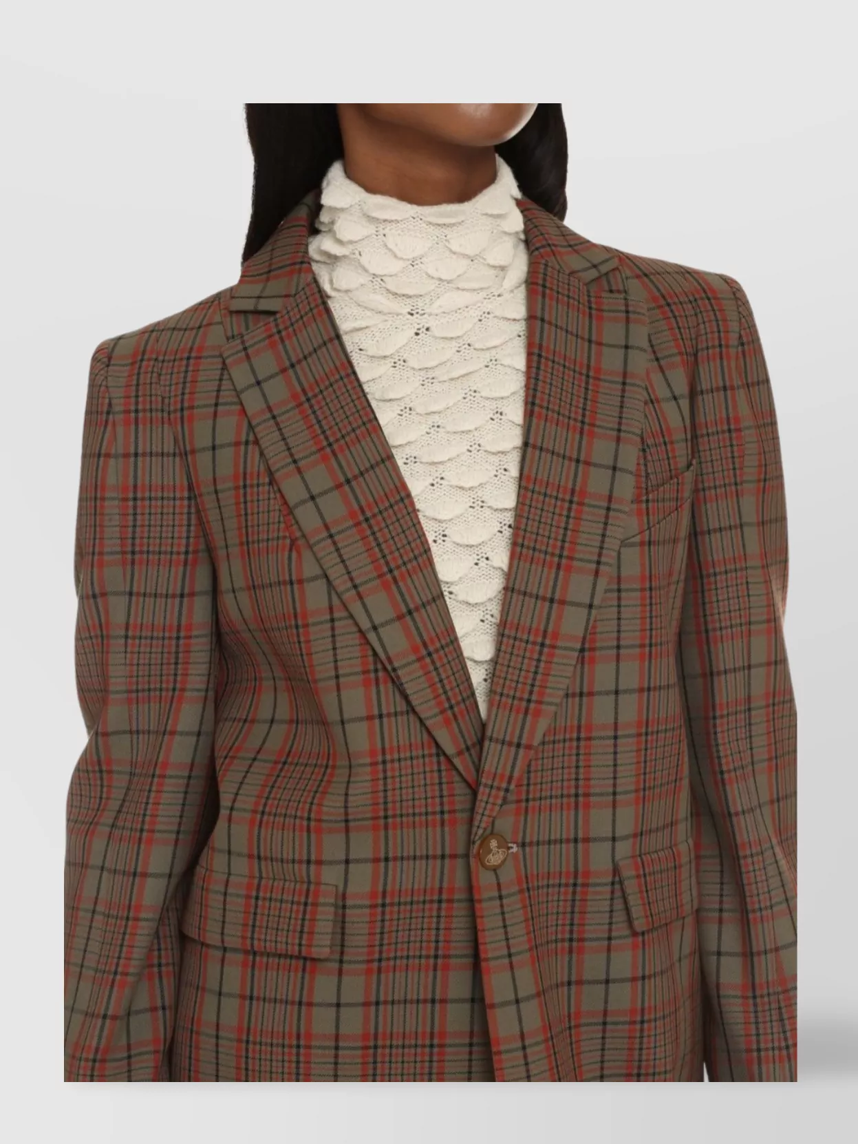 Vivienne Westwood Alien Teddy Coat Woman Brown In Wool