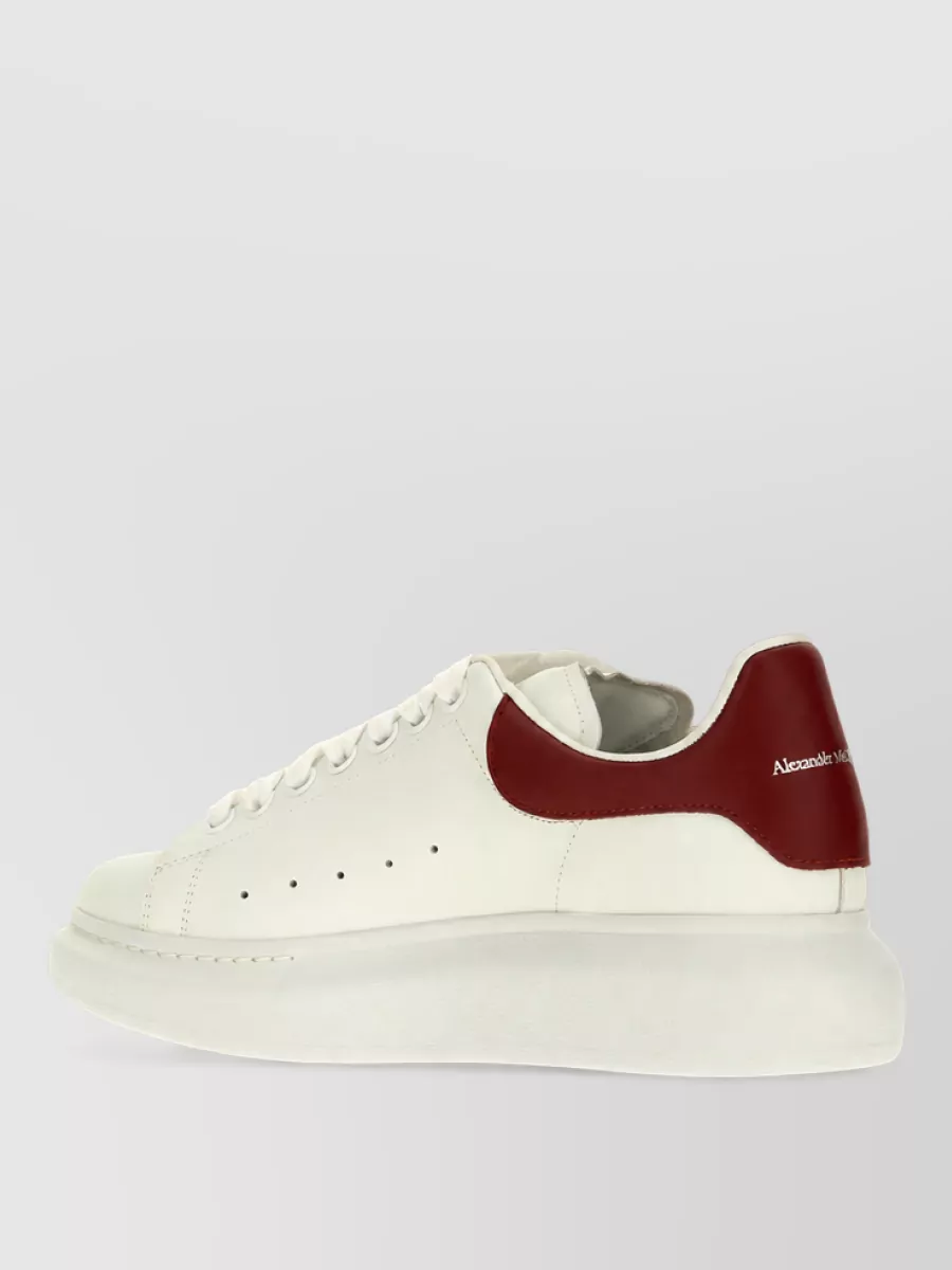 Alexander Mcqueen Leather Lace-Up Sneakers