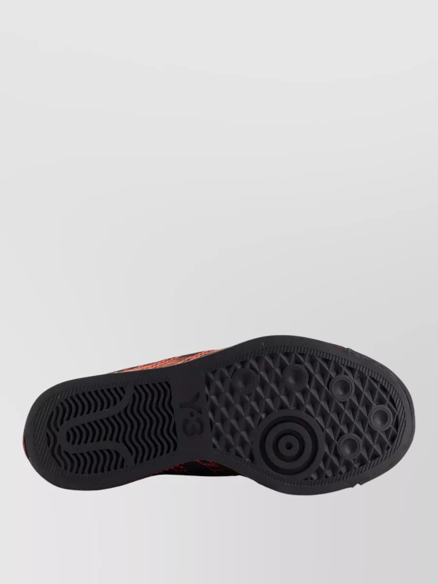 Y-3 Printed Canvas Lace-Up Sneakers