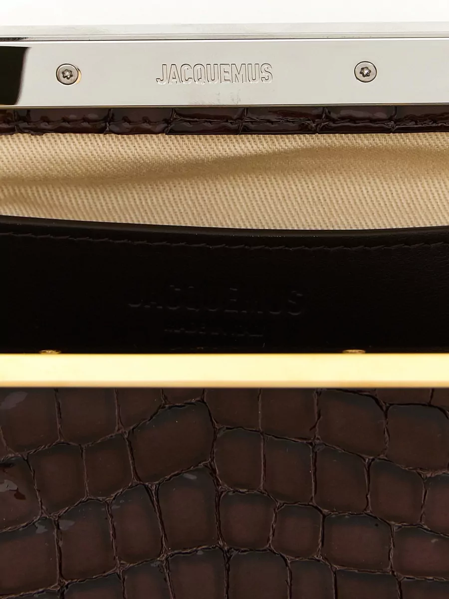 Jacquemus La Pochette Salon Leather Shoulder Bag