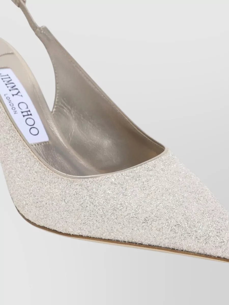 Jimmy Choo Glitter Slingback Pumps