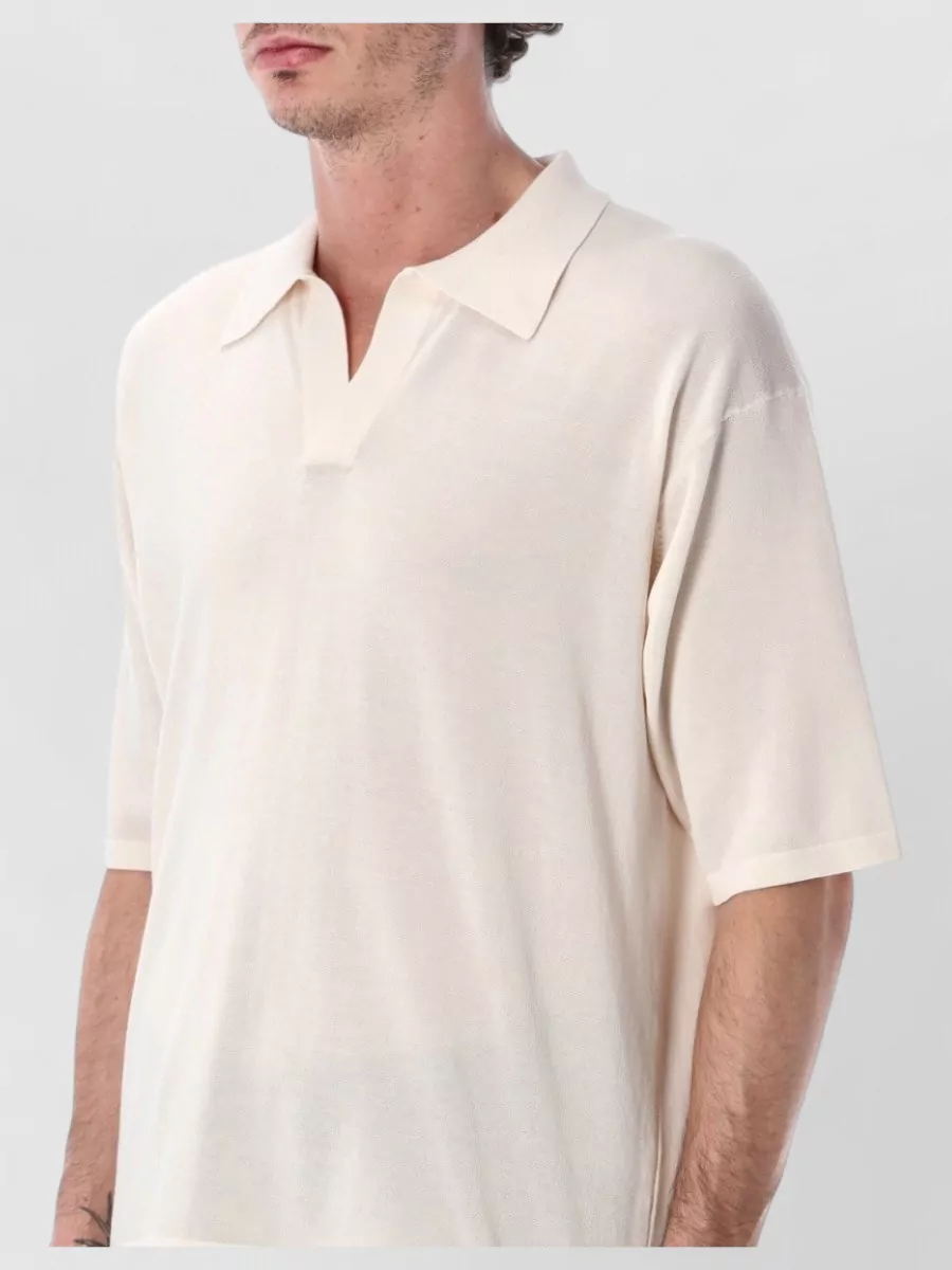 Roberto Collina Cotton Relaxed-Fit Short-Sleeve Polo Shirt