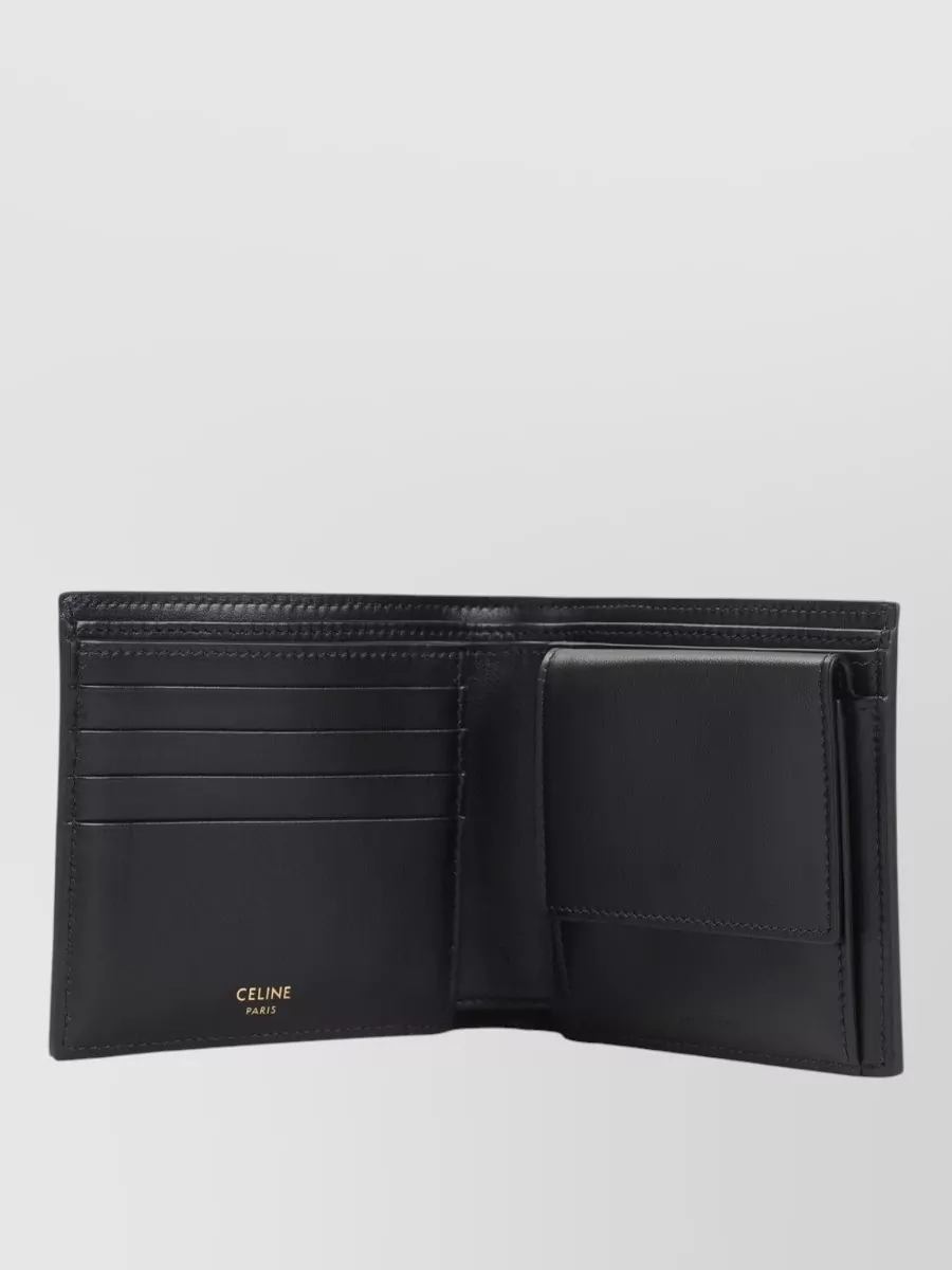 Celine Coin Wallet With Card Slots And Bill Compartment