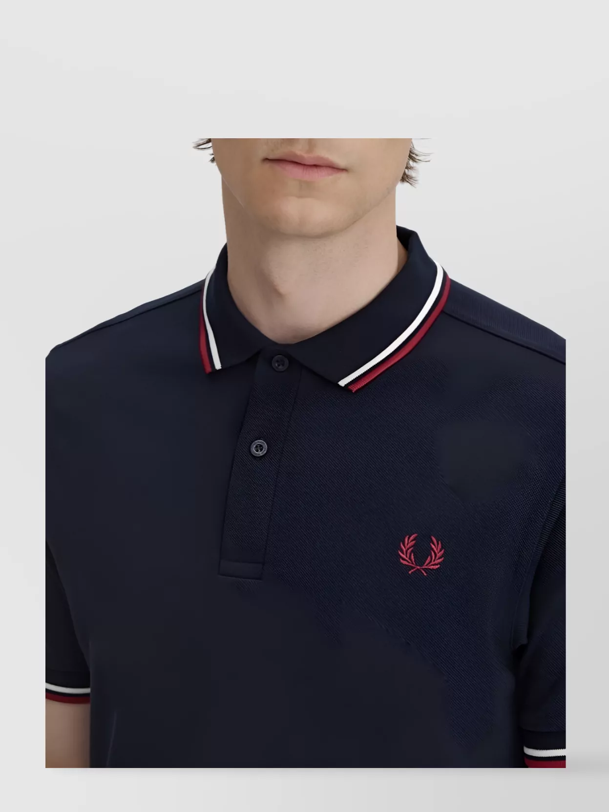 Fred Perry Polo Shirt With Contrast Tipping And Collar