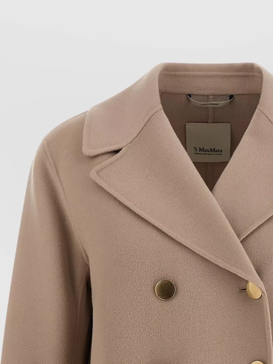 S Max Mara Virgin Wool Double Breasted Blazer