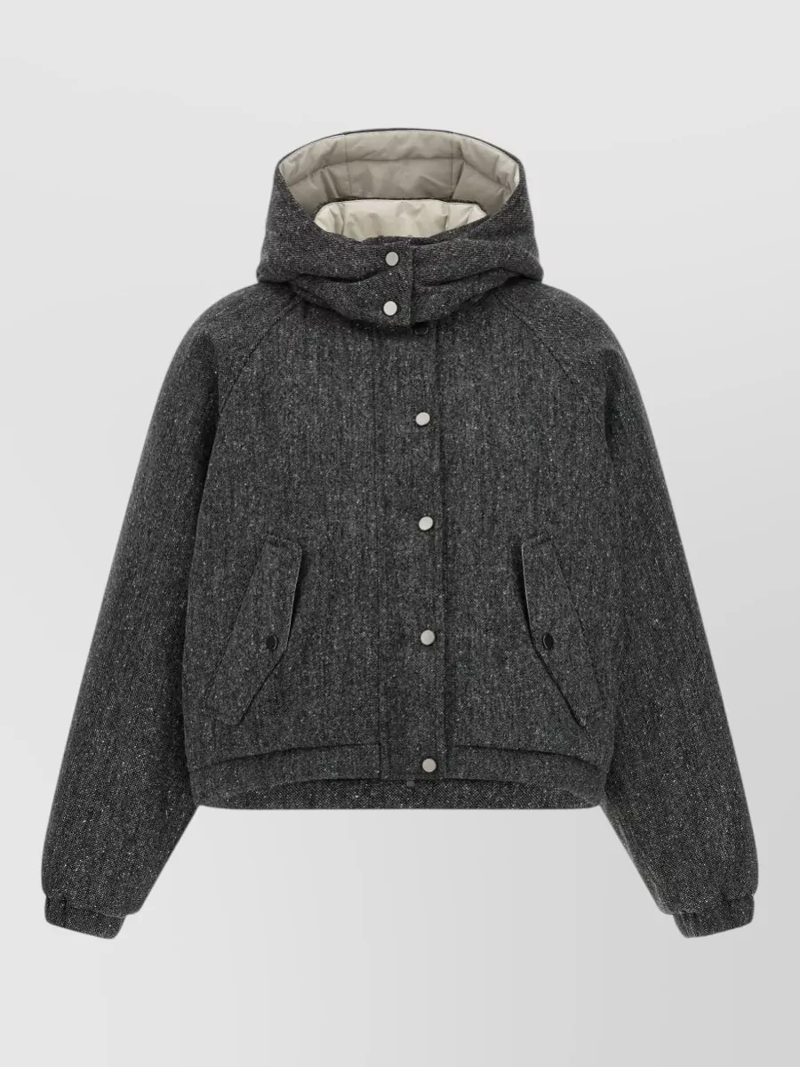 Brunello Cucinelli Wool Down Puffer Jacket