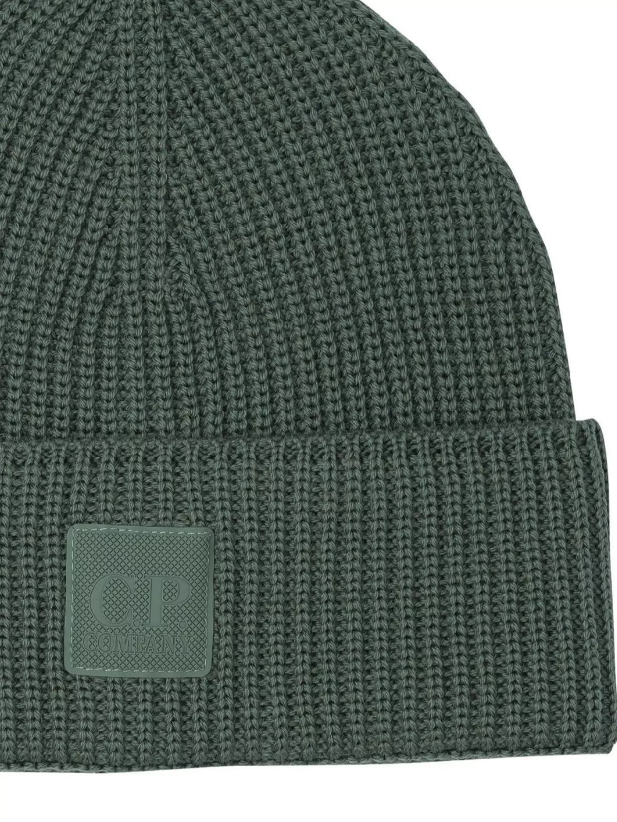 C.p. Company Ribbed Texture Folded Cuff Hats