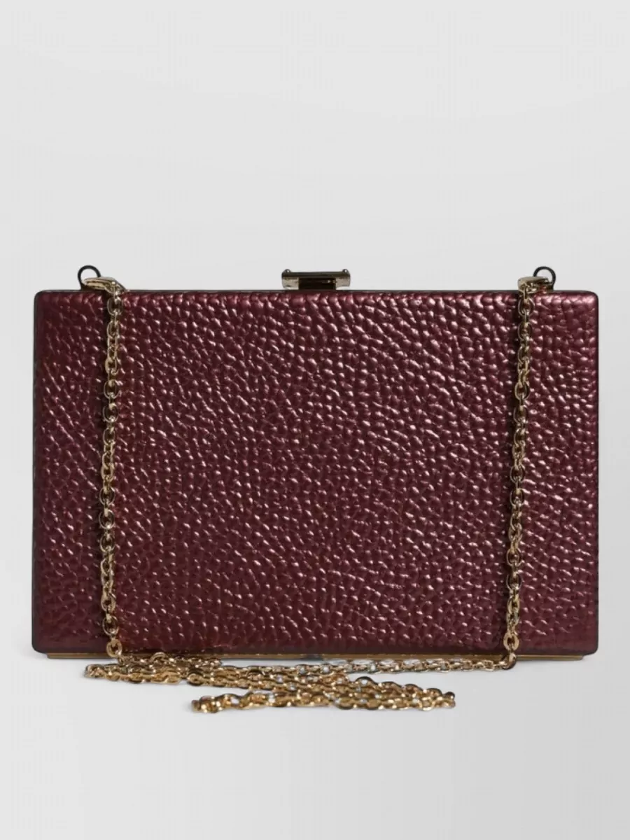 Dolce&Gabbana dolce box mini leather crossbody bag