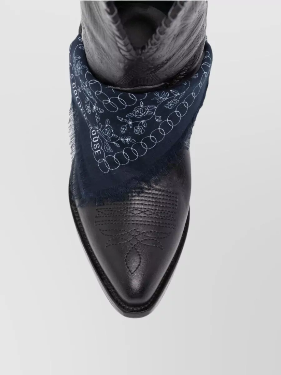 Golden Goose Leather Ankle Boots