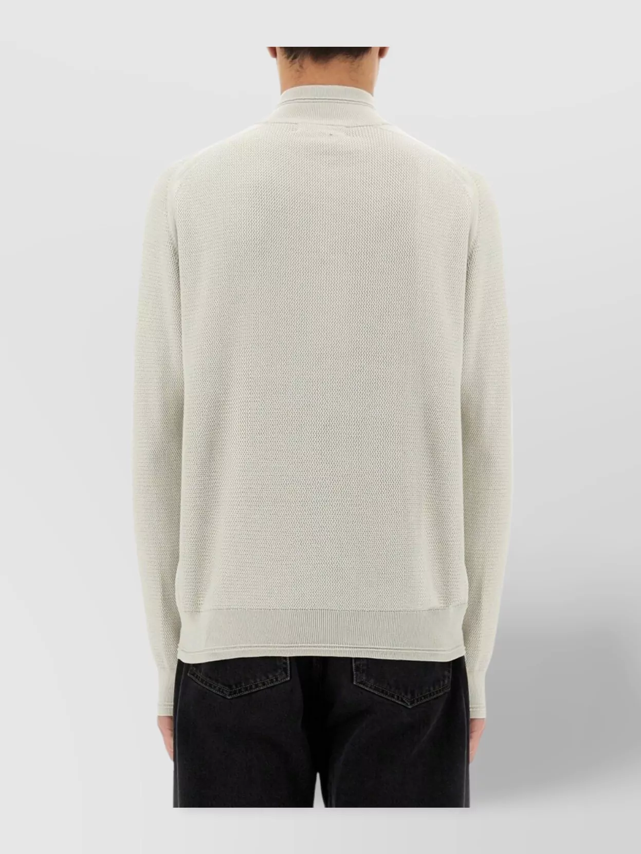 Belstaff Zip Sweater Textured Knit
