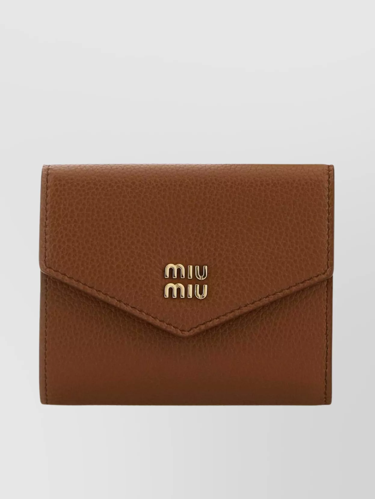 Miu Miu fold-over flap leather wallet