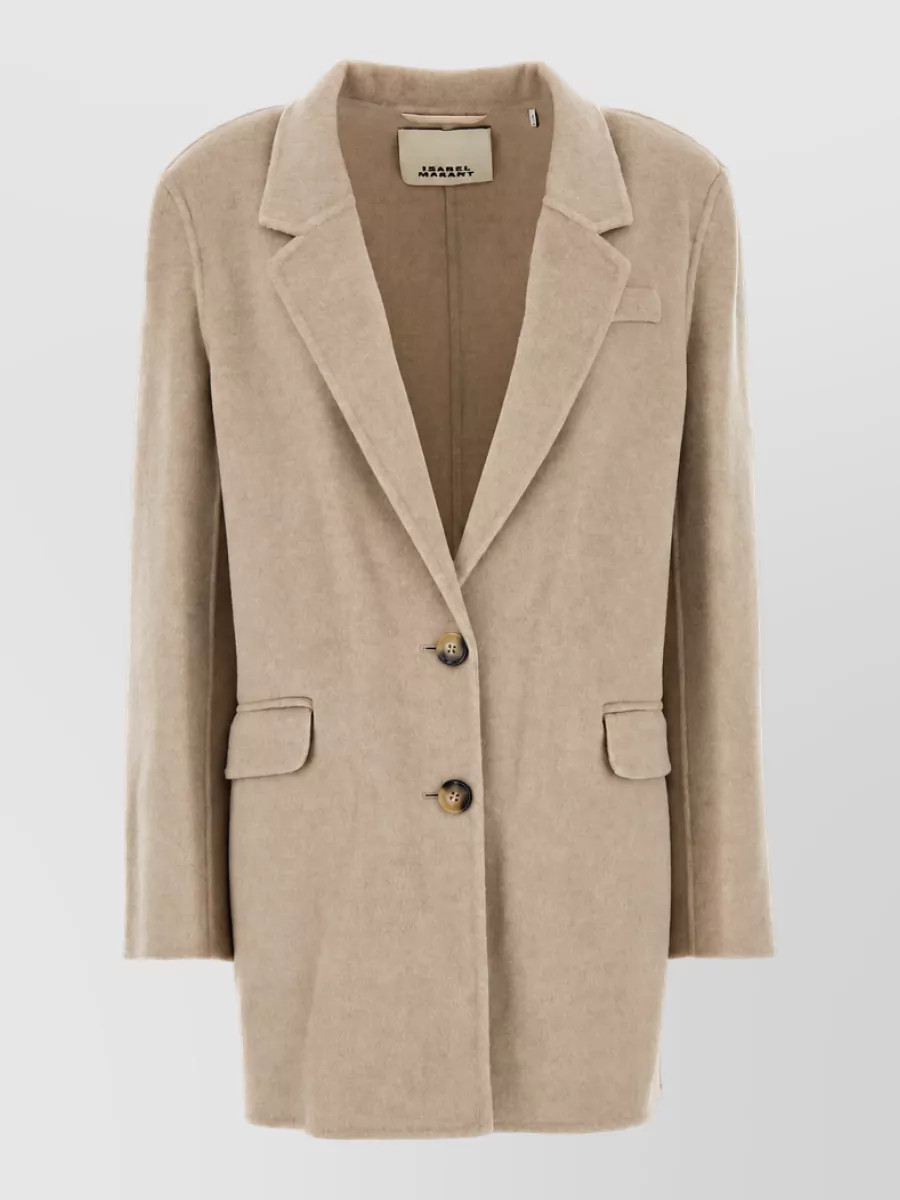 Isabel Marant Cashmere oversized single breasted coat