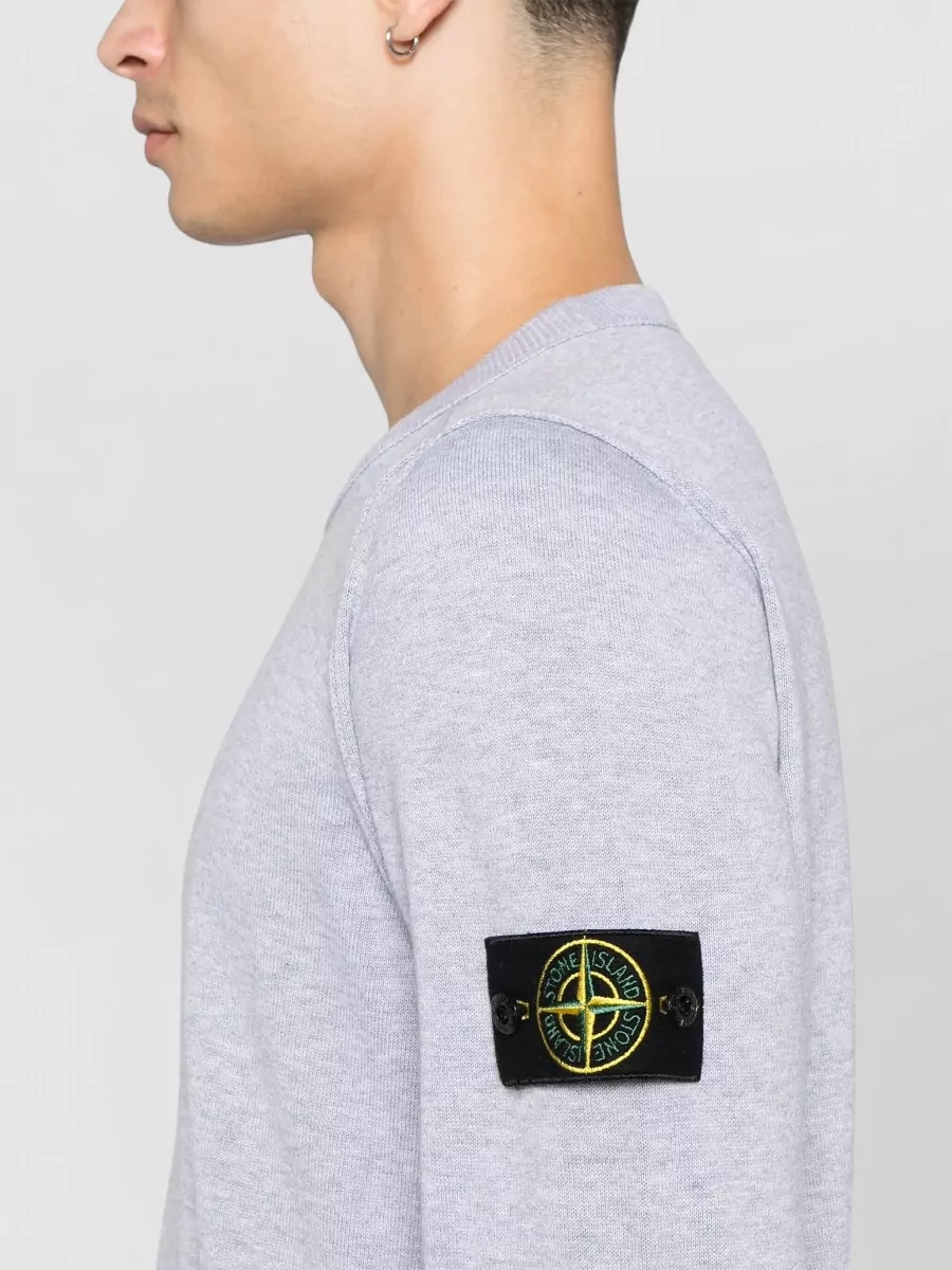 Stone Island Ribbed Crew-Neck Jumper