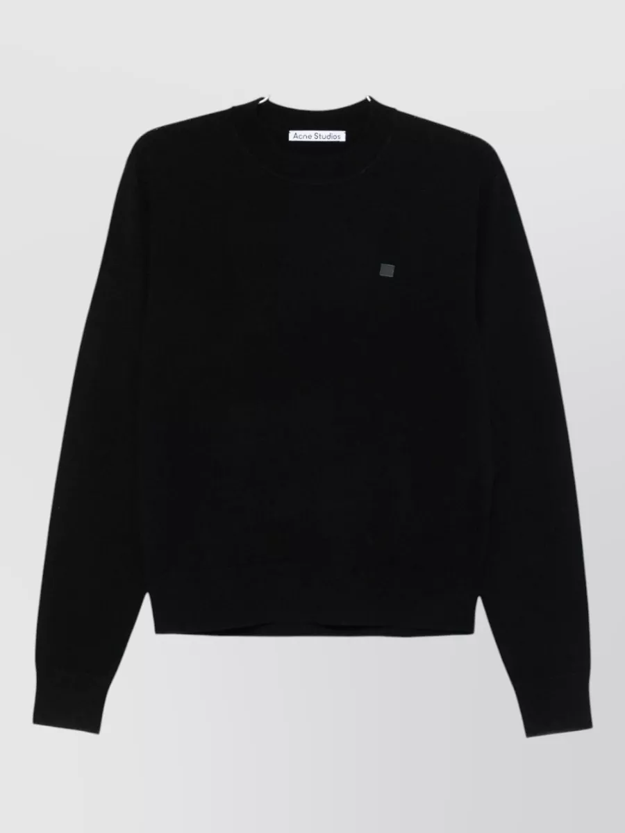Acne Studios Ribbed crewneck long-sleeve t-shirt