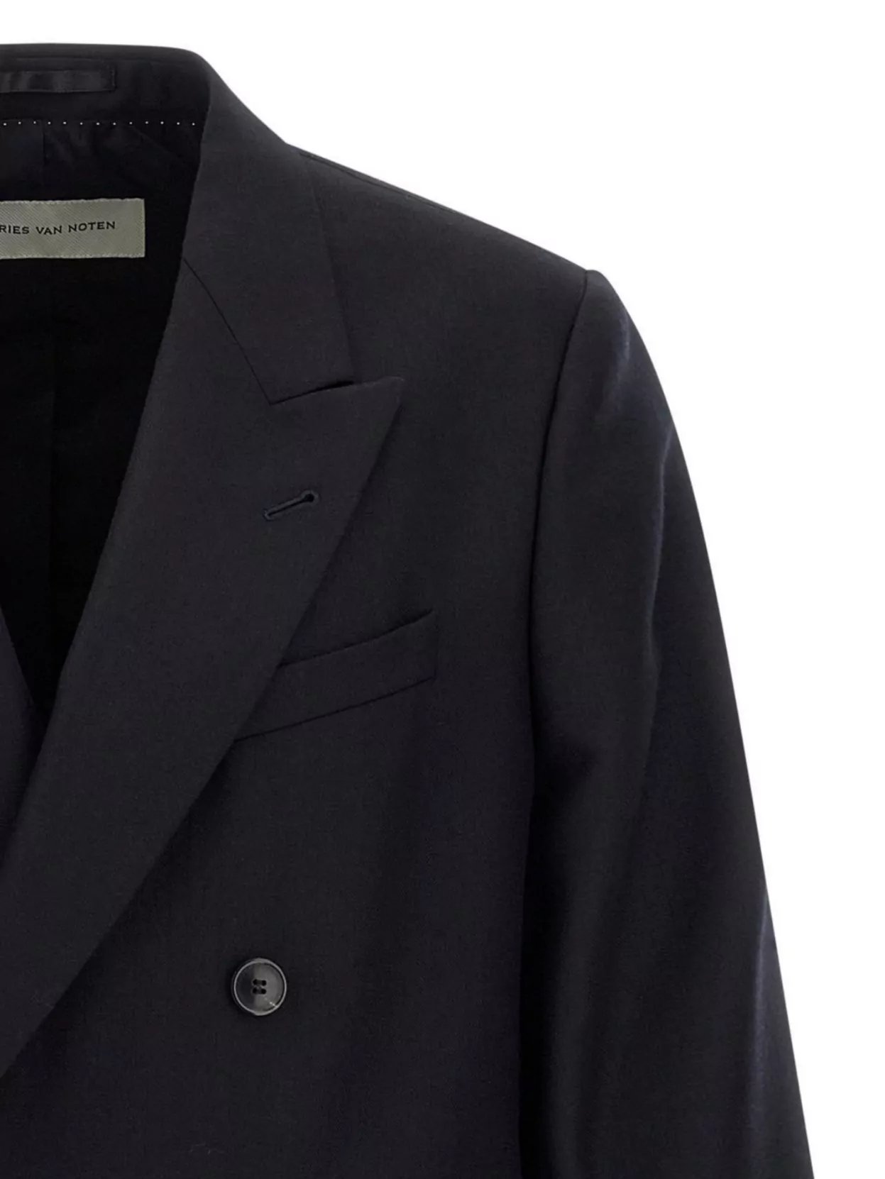 Dries Van Noten Double-Breasted Blazer Notch Lapel
