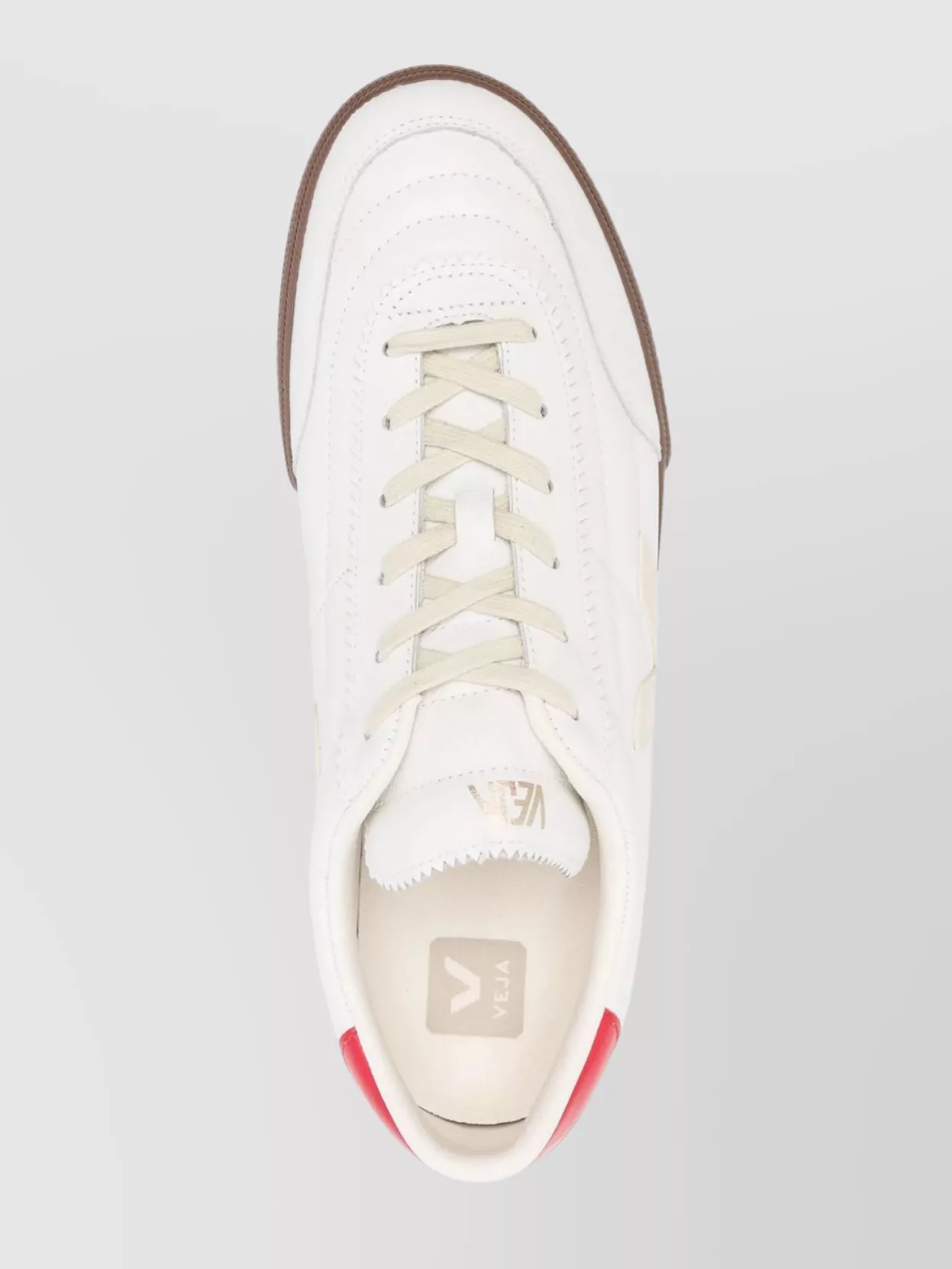 Shop Veja Contrast Heel Tab Lace-up Sneakers