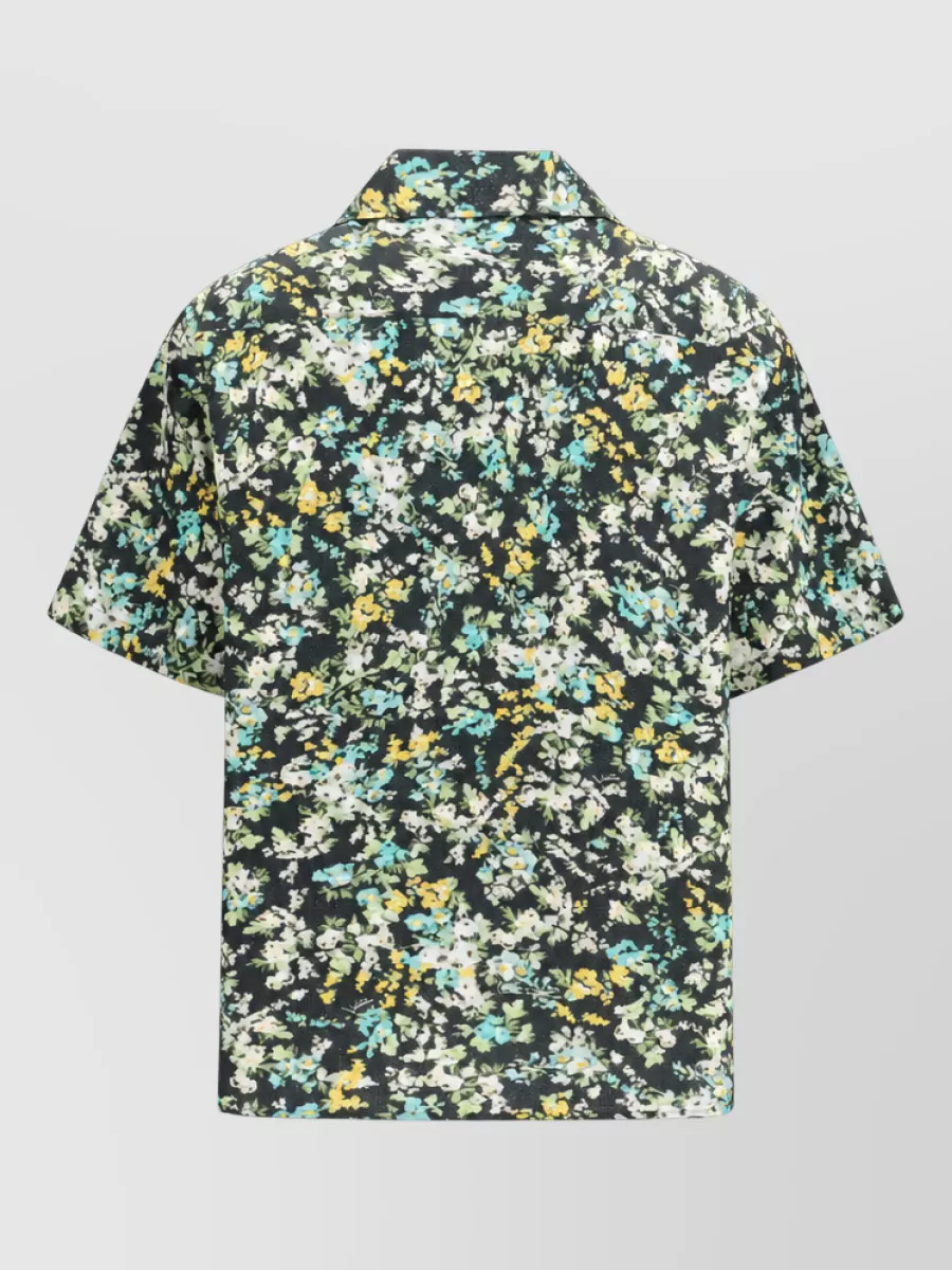 Valentino Floral-Print Boxy Shirt