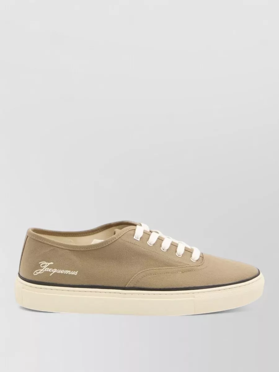 Jacquemus Cotton Low-Top Sneakers