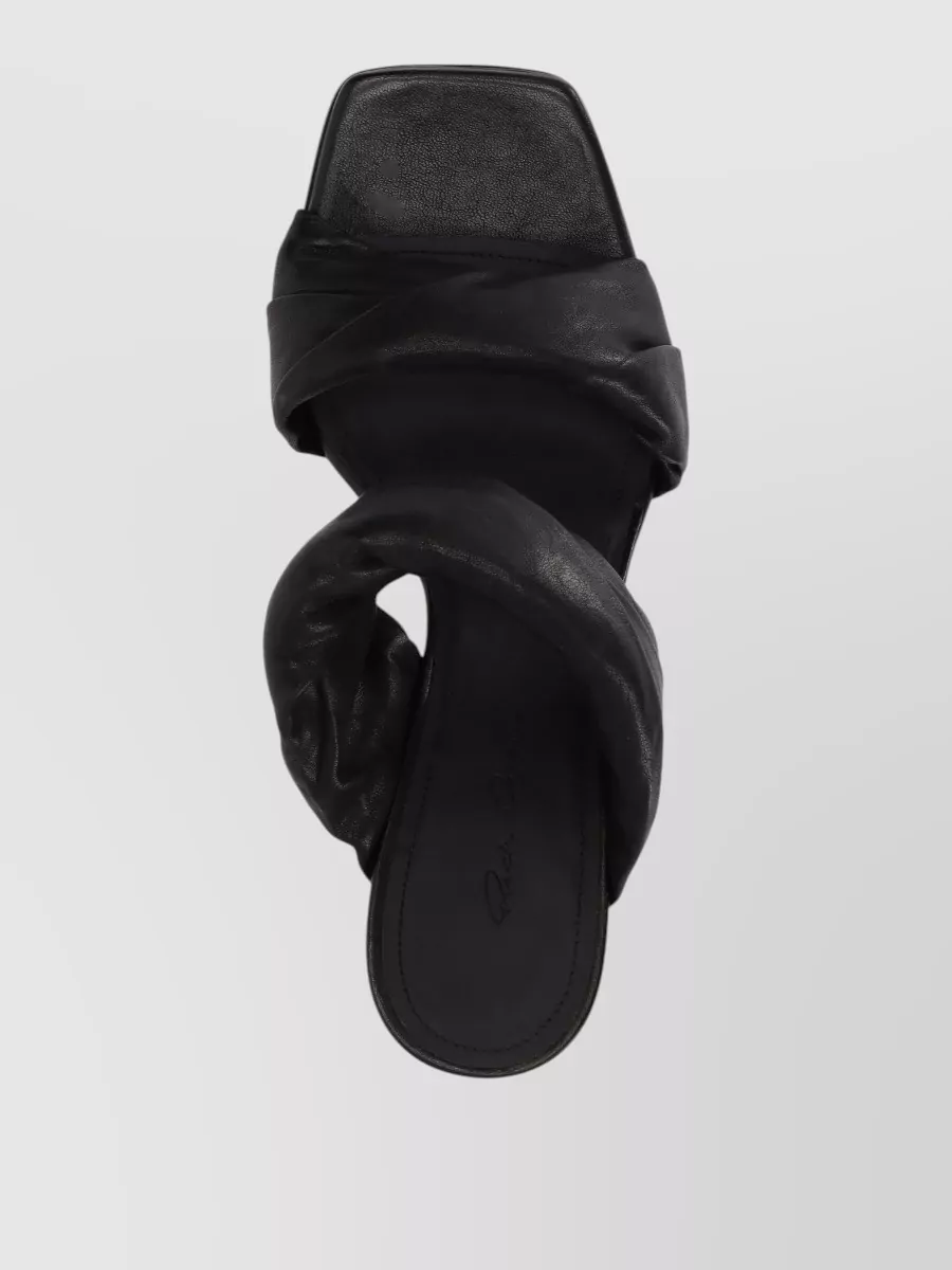 Rick Owens Leather Sandals