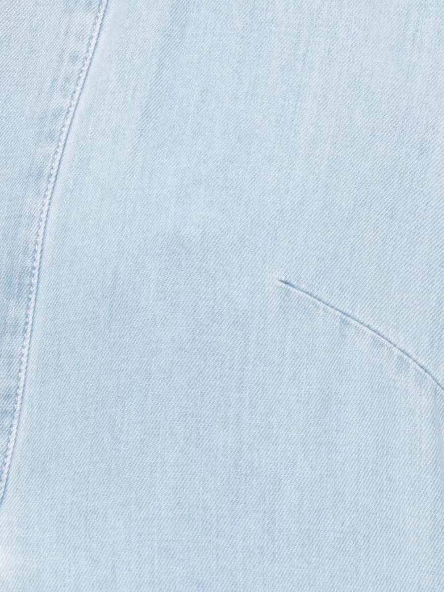 Zimmermann Denim Broderie Anglaise Midi Dress
