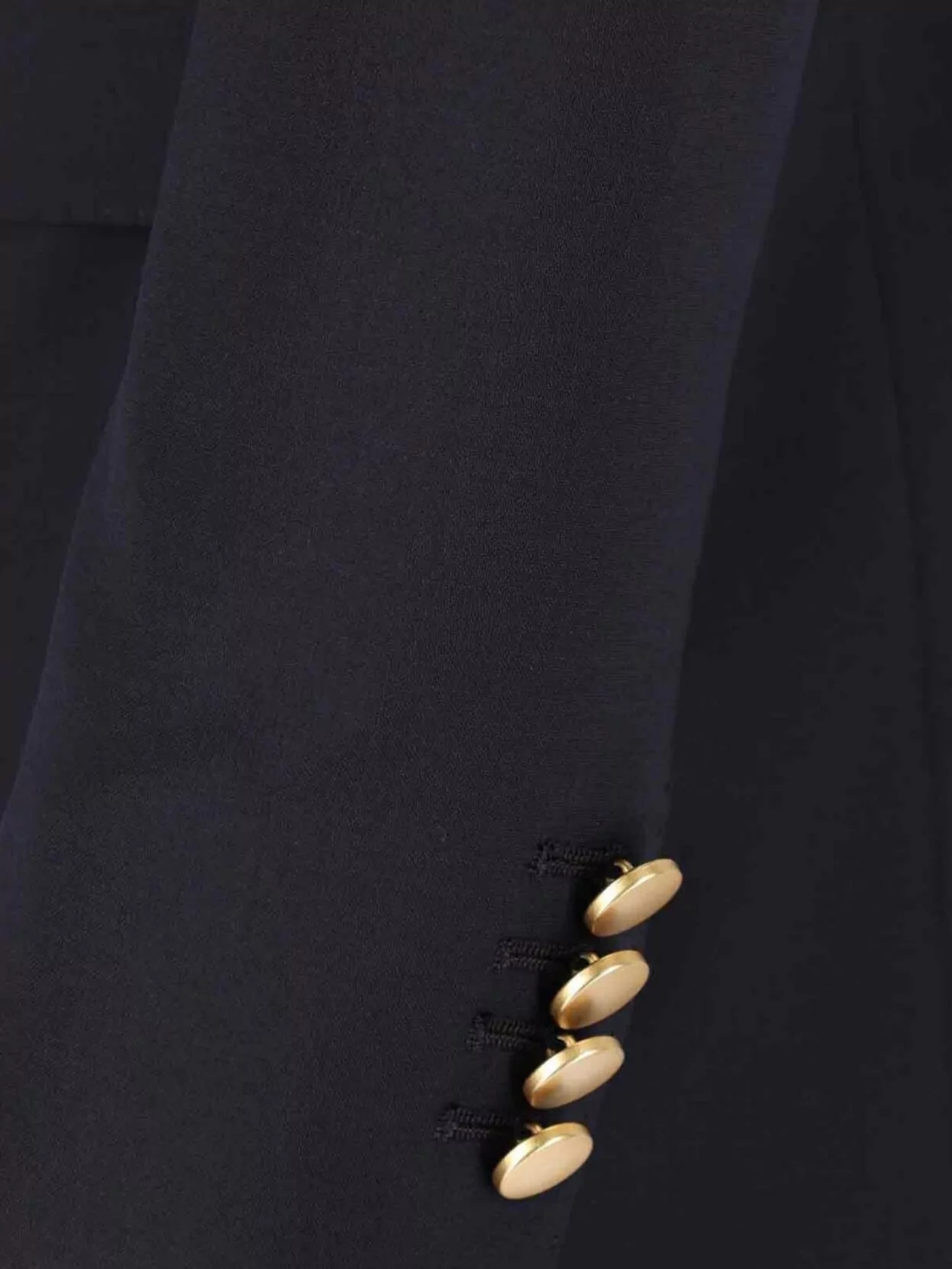 Shop Tagliatore Structured Double-breasted Jacket Gold Buttons