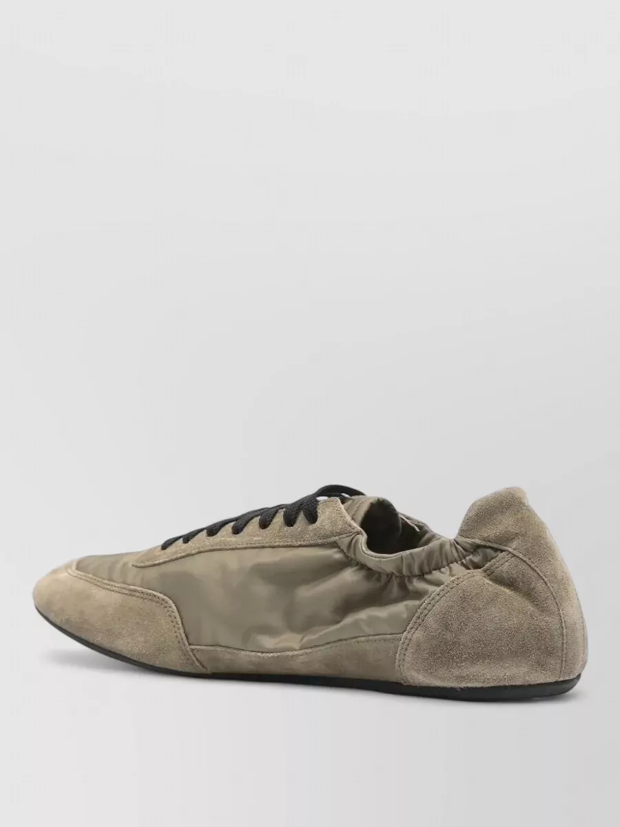 Prada Leather Low-Top Sneakers