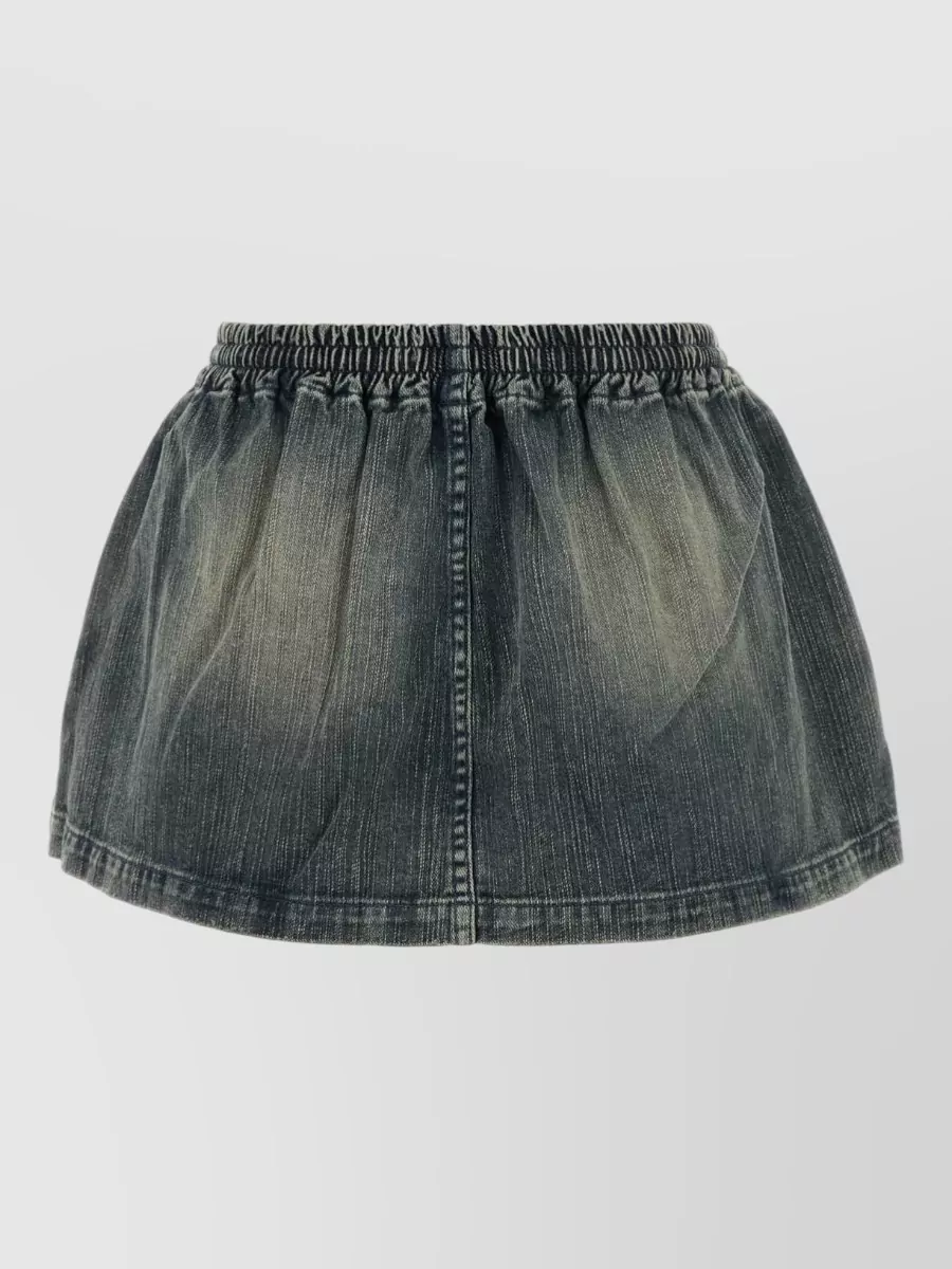 Balenciaga Denim Mini Skirt
