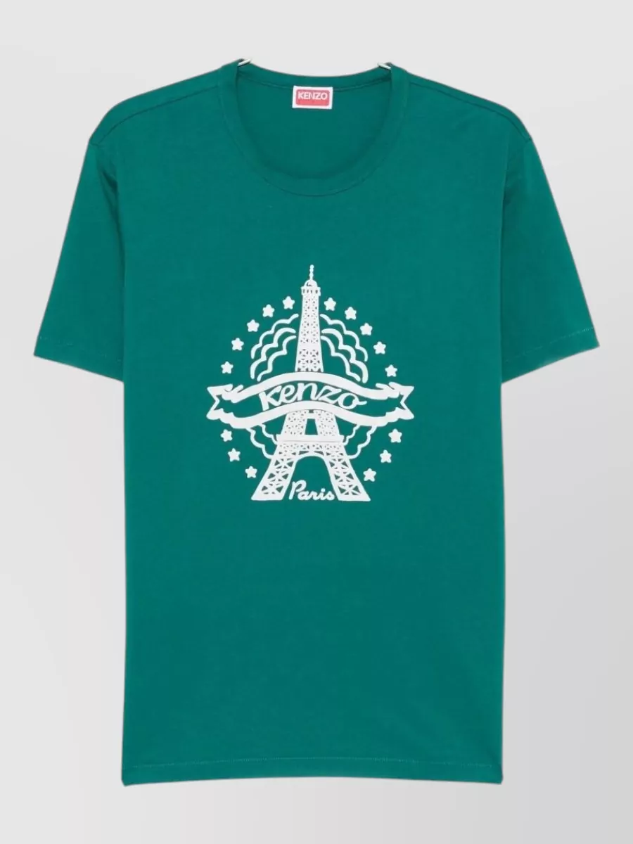 Kenzo cotton slim-fit graphic t-shirt