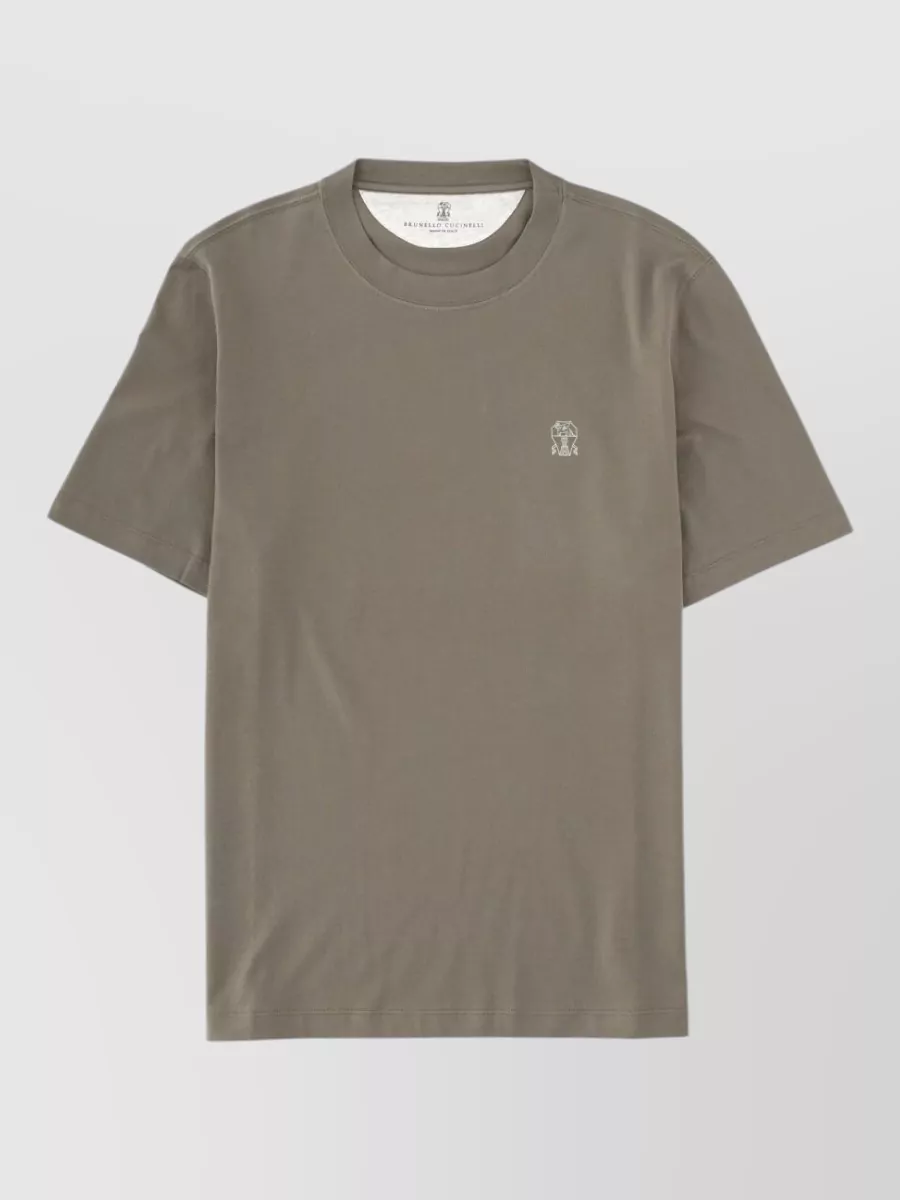 Brunello Cucinelli cotton logo-print t-shirt