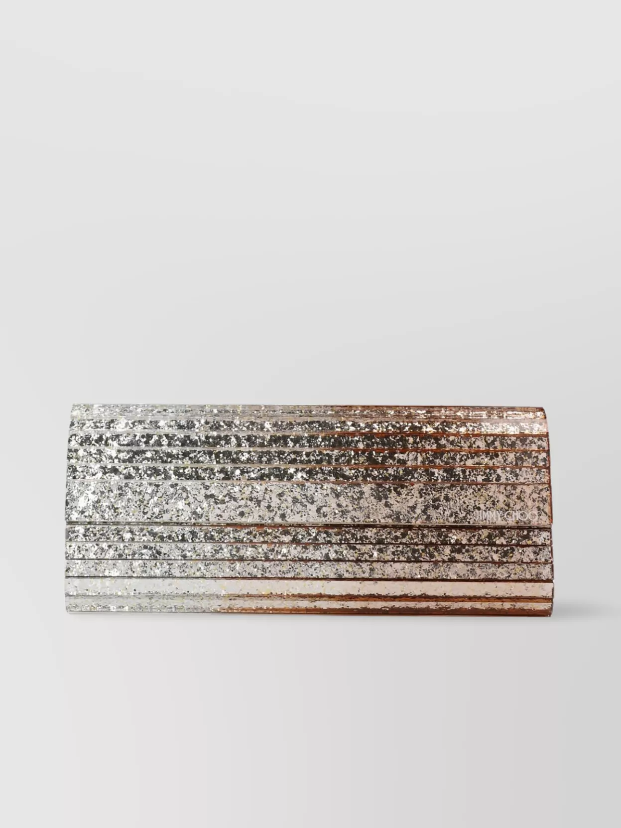Jimmy Choo Sweetie Pouch In Plexiglass With Glitter Women